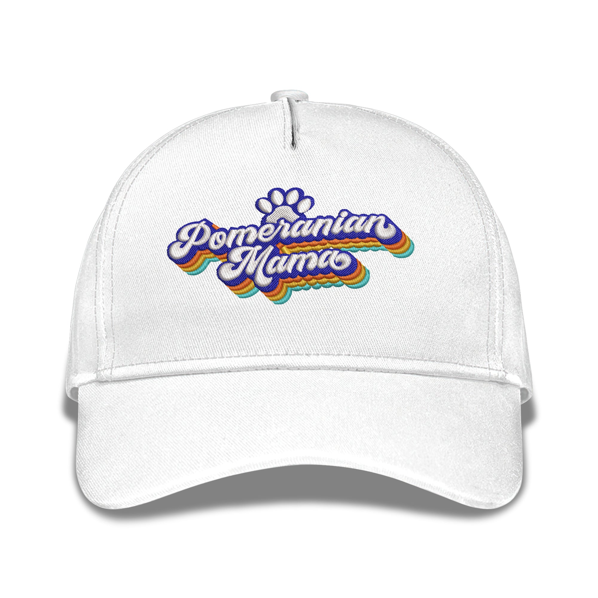 Pomeranian Mama Embroidered Baseball Caps