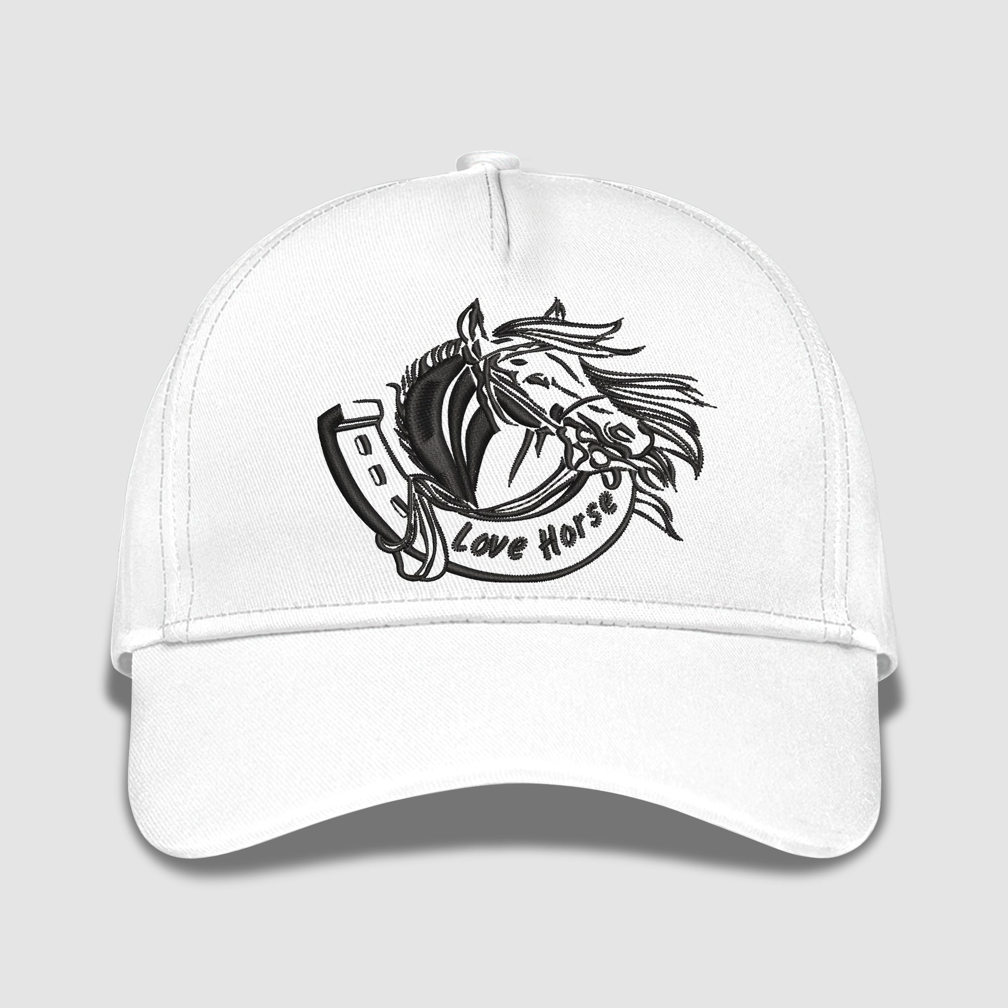 Love Horse Embroidered Baseball Caps