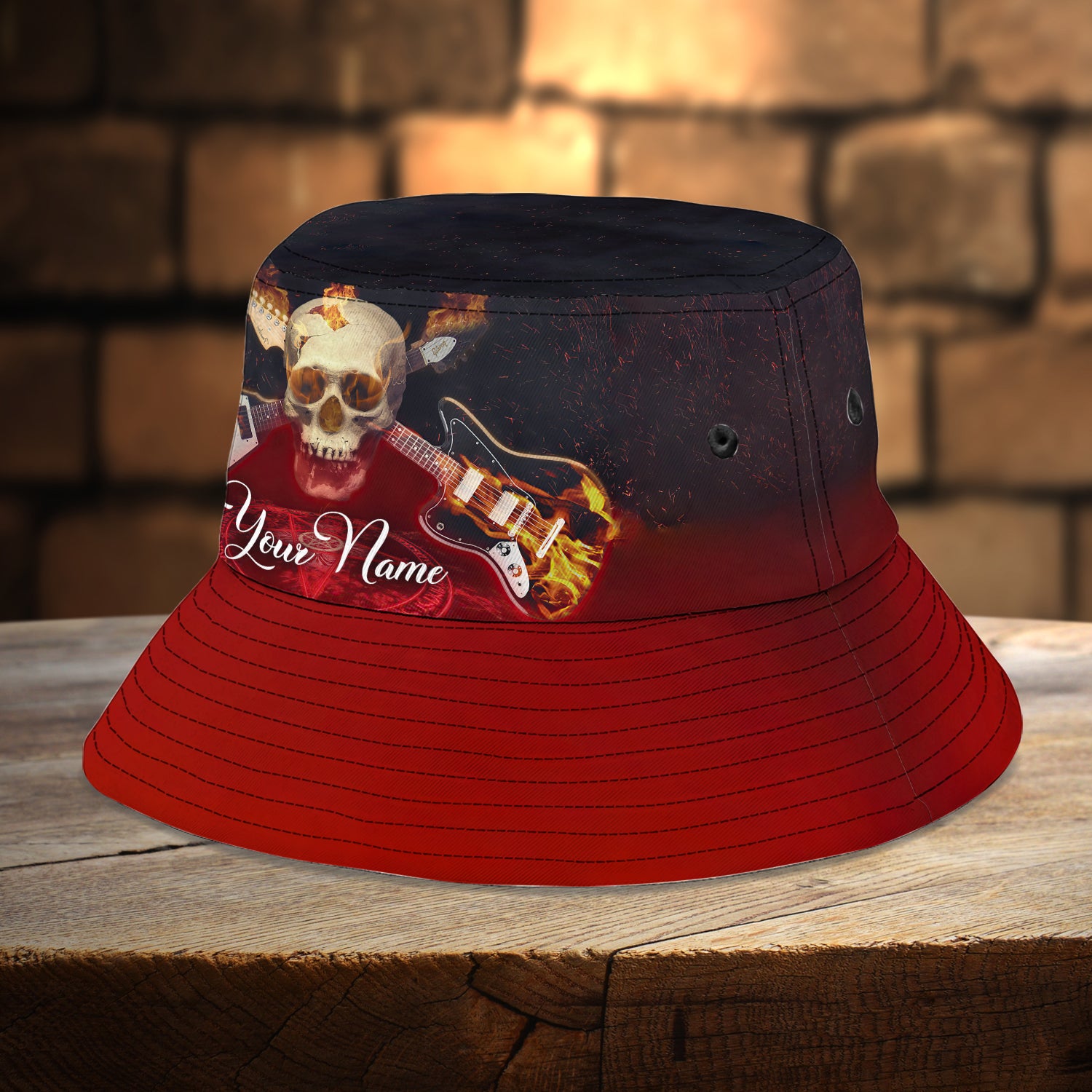 Custom Bucket Hat - Rock - Fuly 29