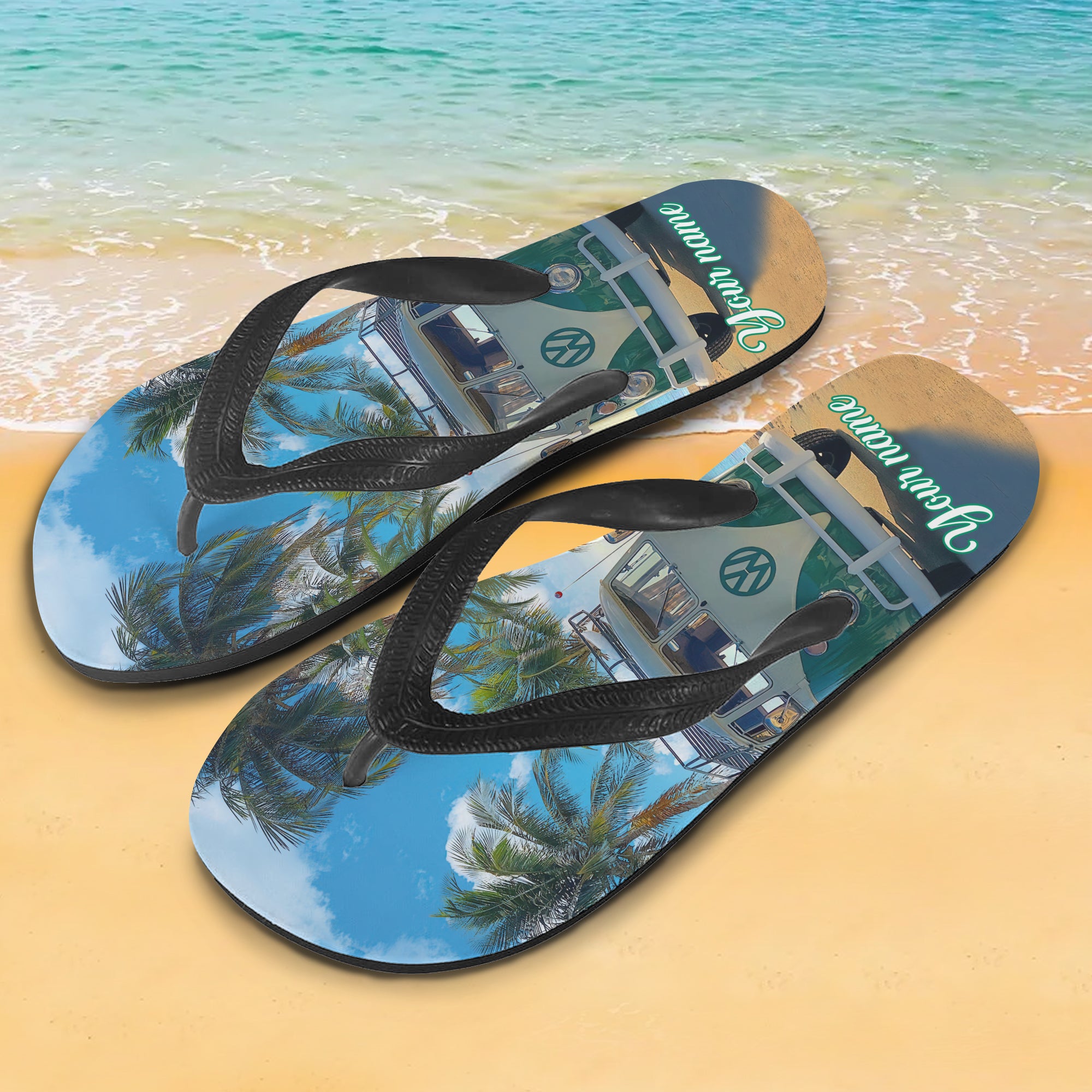 Custom Flip Flops - I Love Summer - Fuly 2