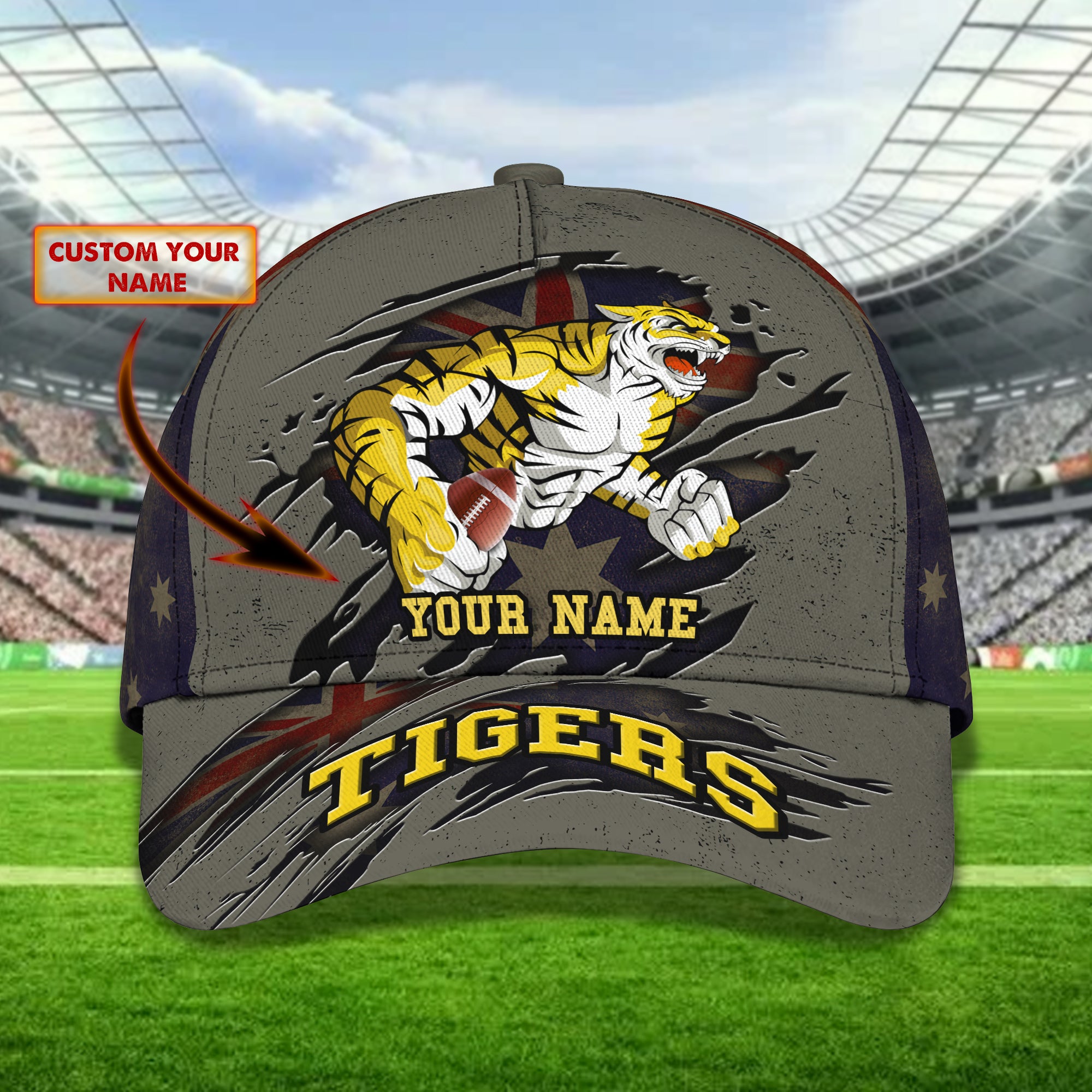 Richmond Tigers - Personalized Name Cap - CV98