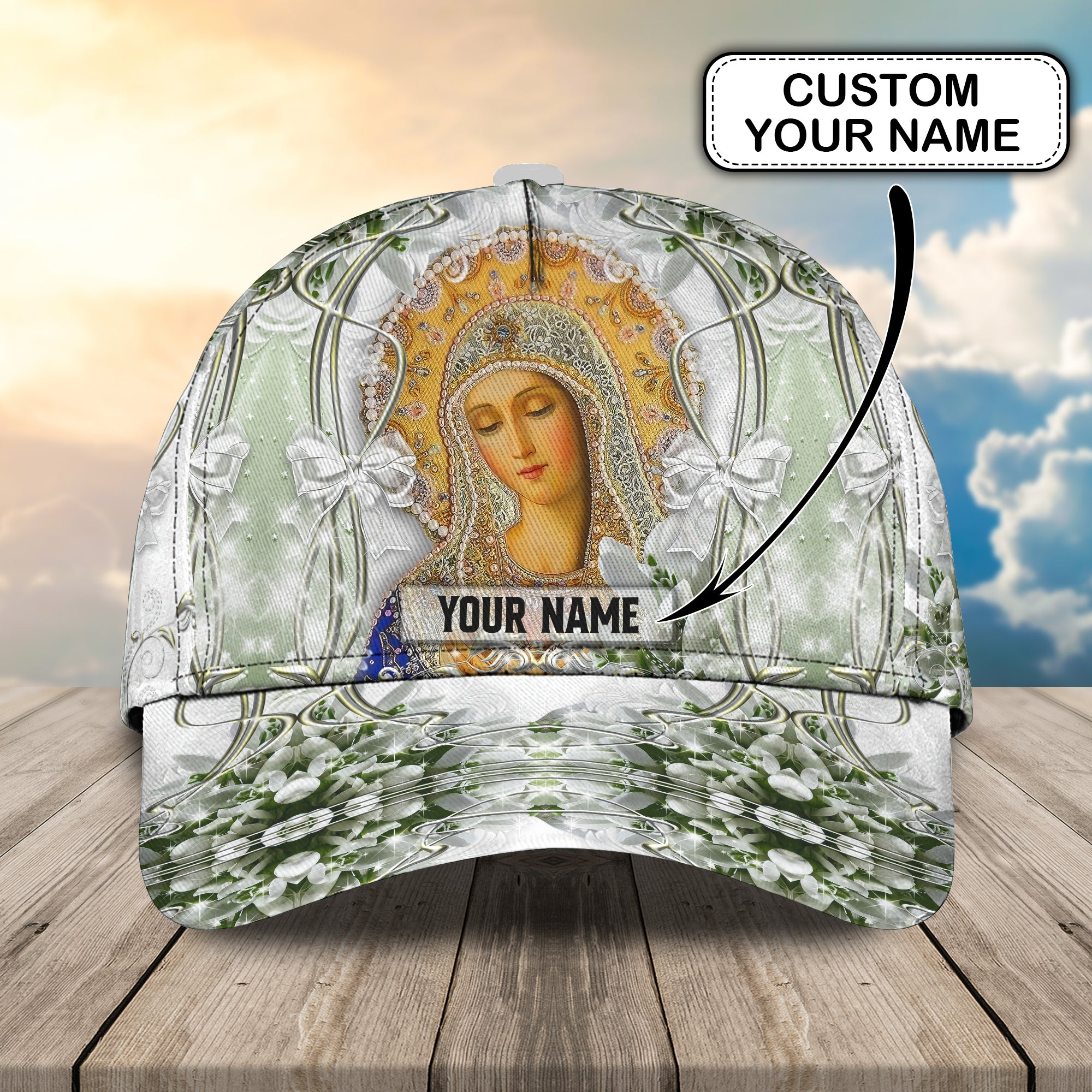 Mary Mama - Personalized Name Cap - Loop- H9h3-299