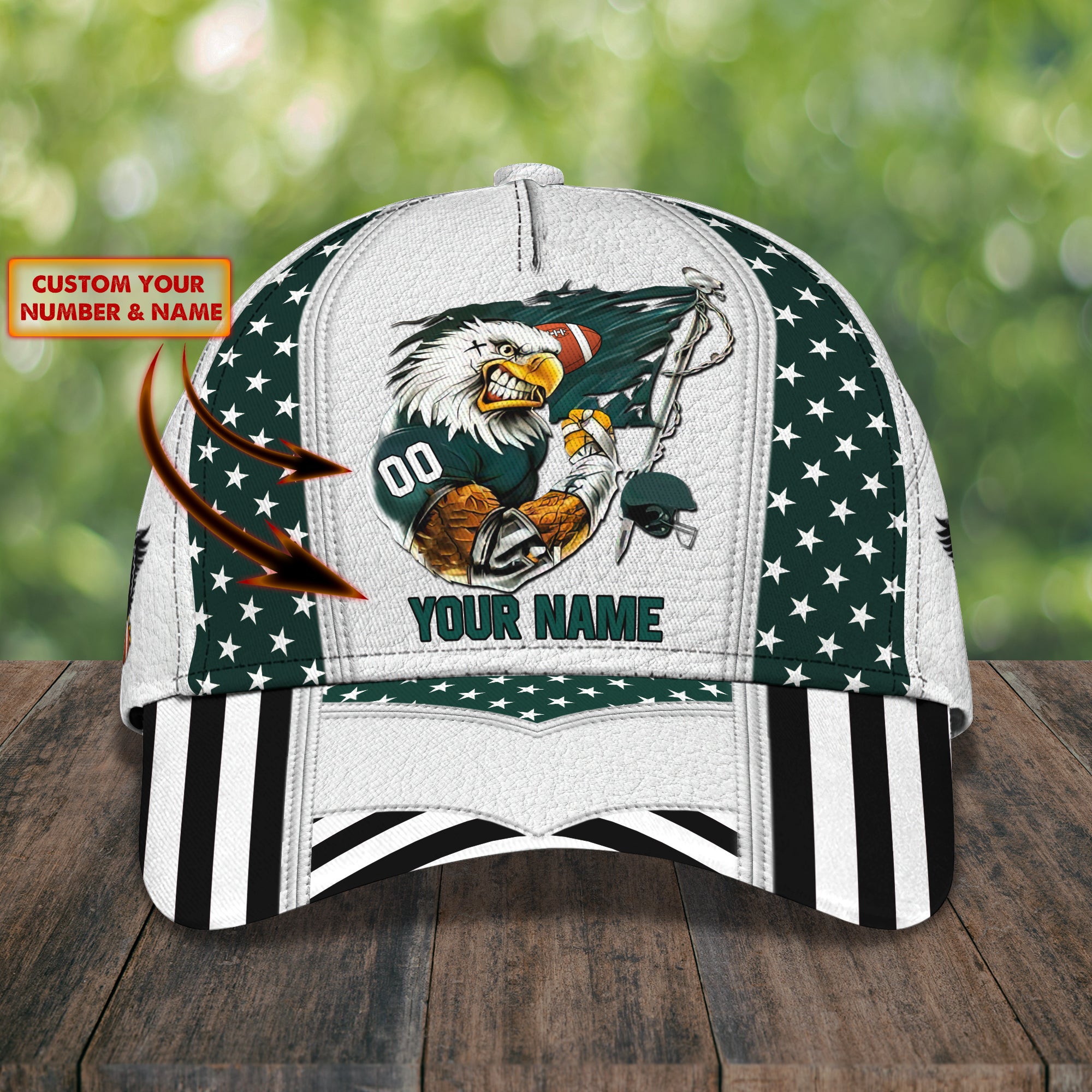 Football America - Personalized Name Cap - VXH98