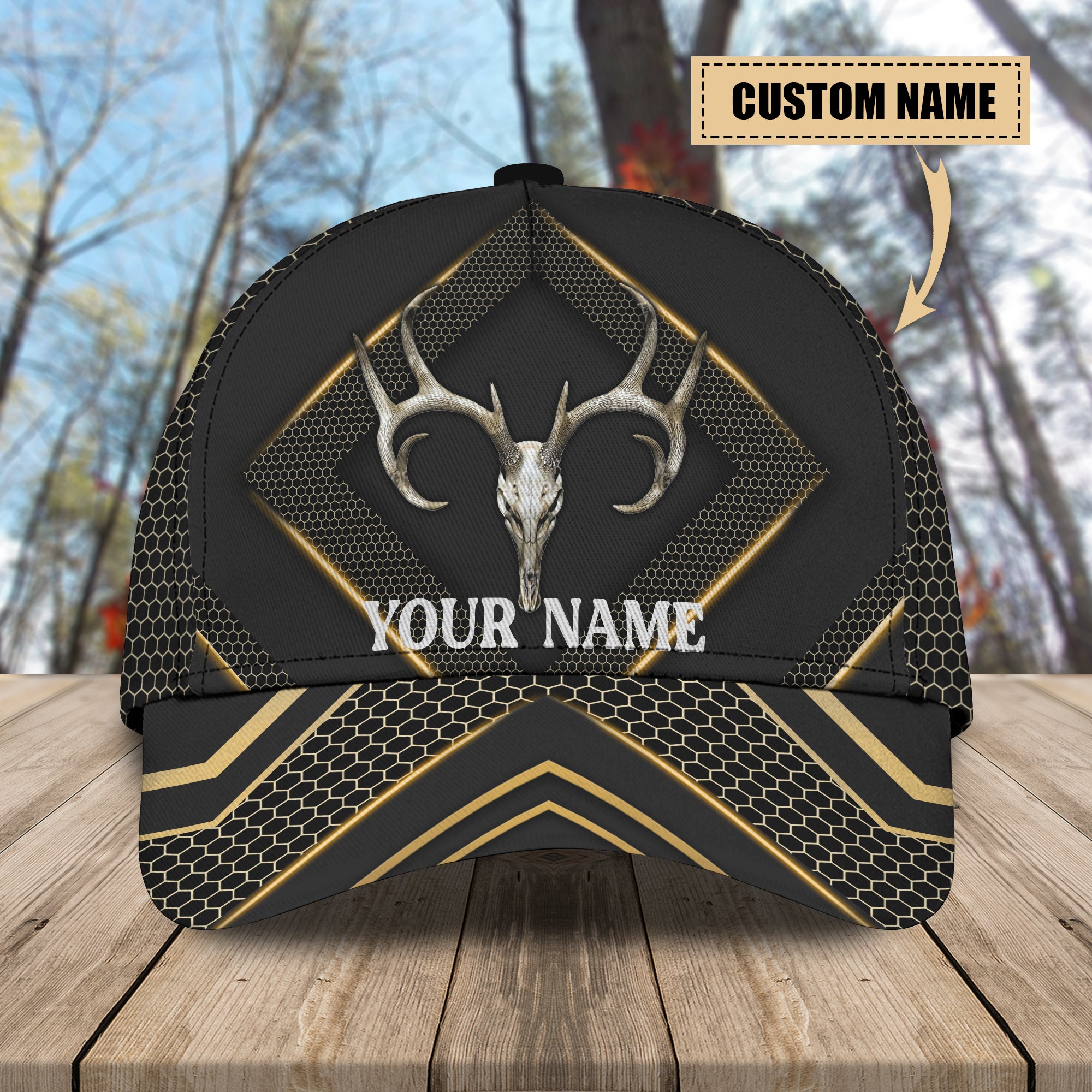 Hunting - Personalized Name Cap 4 - TAD