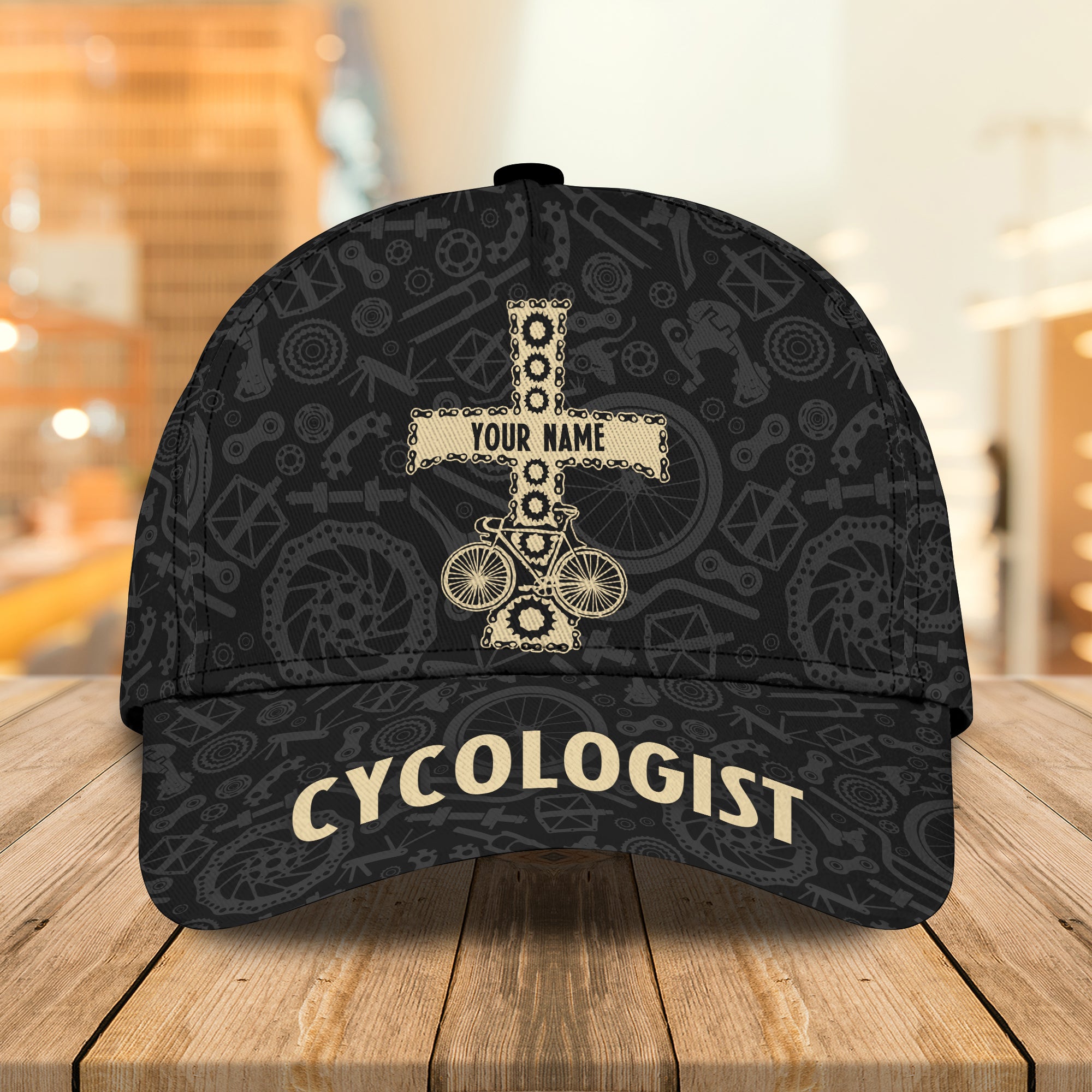 Cycologist - Personalized Name Cap - Vhv-cap-012