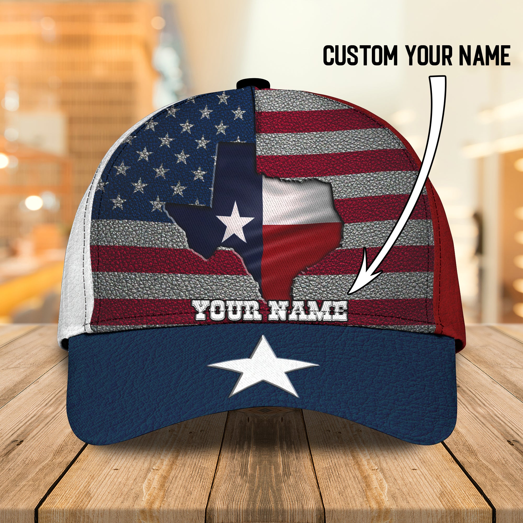 Texas - Personalized Name Cap - Vhv-cap-010