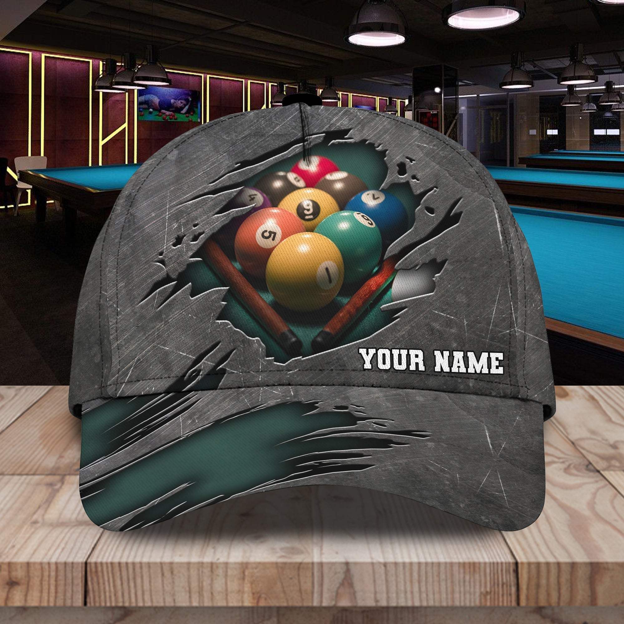 Billiard - Personalized Name Cap - QB95