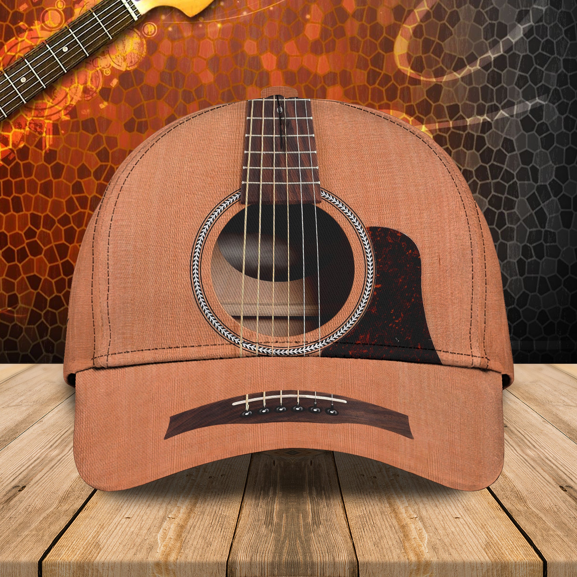 Guitar- Personalized Name Cap - Dah