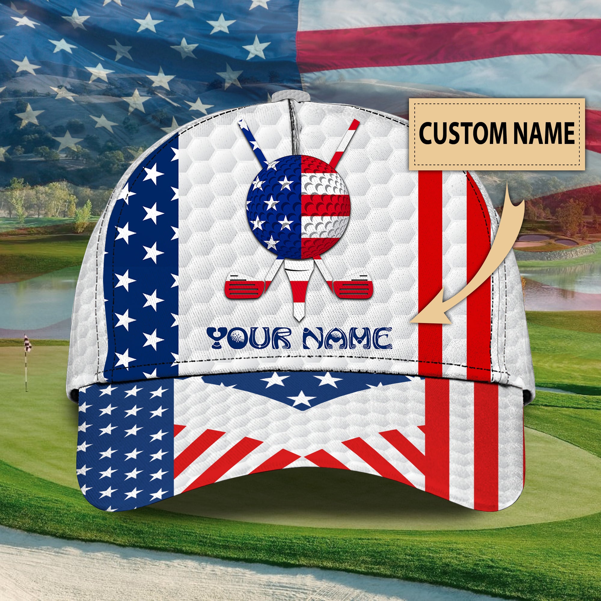 Golf 04 - Personalized Name Cap - Cv98