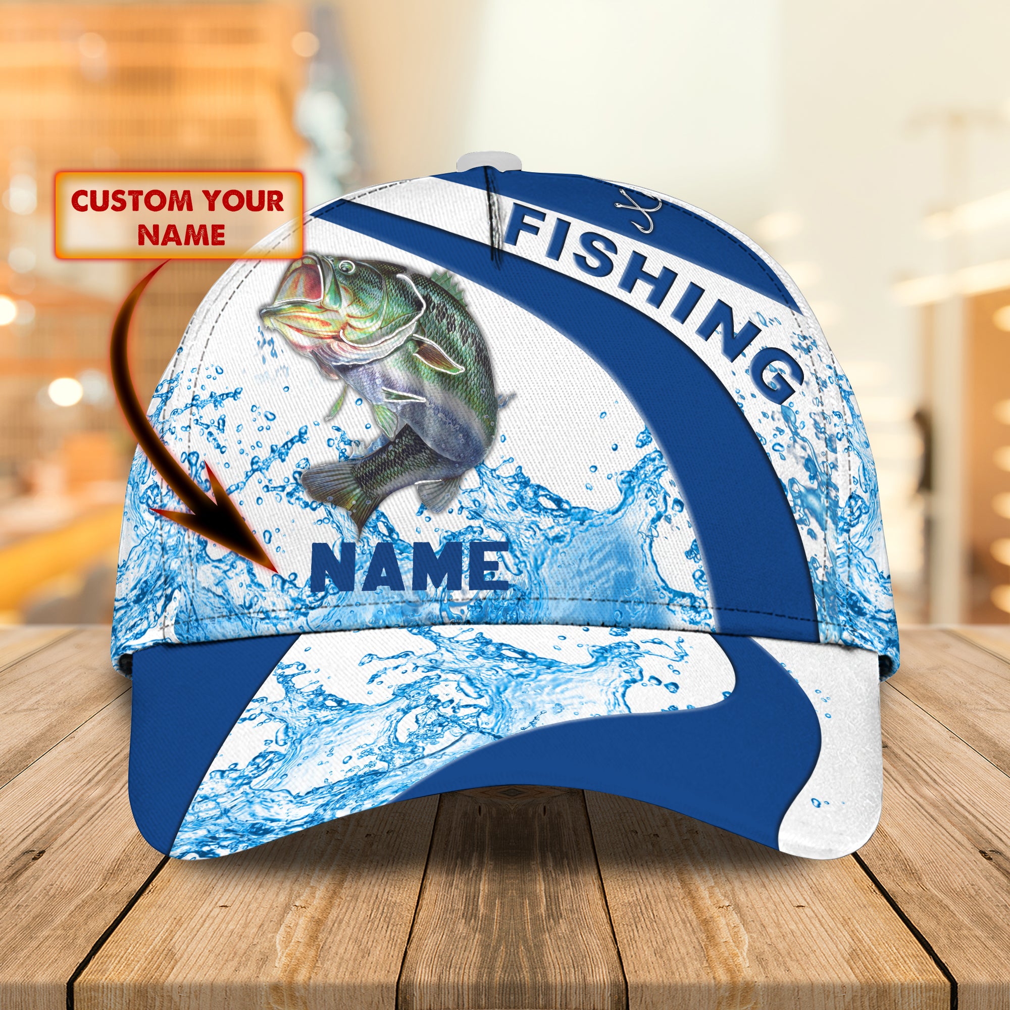 Fishing - Personalized Name Cap - Nbtt
