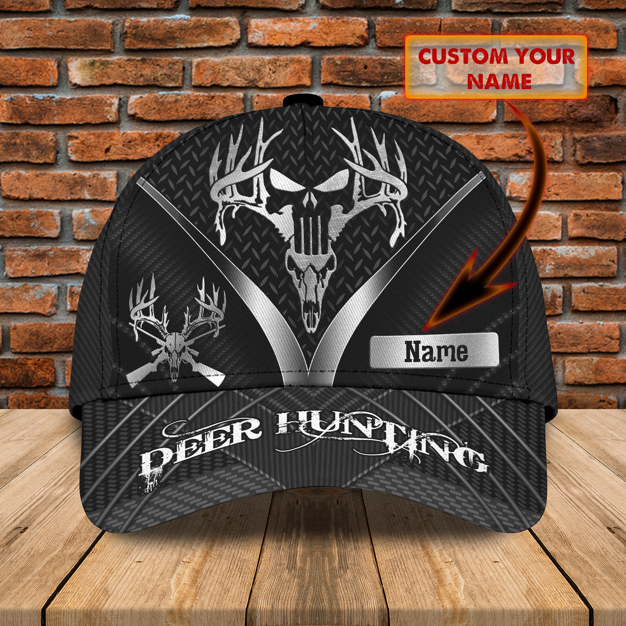 Deer Hunting - Personalized Name Cap - Loop - Vhv-cap-029
