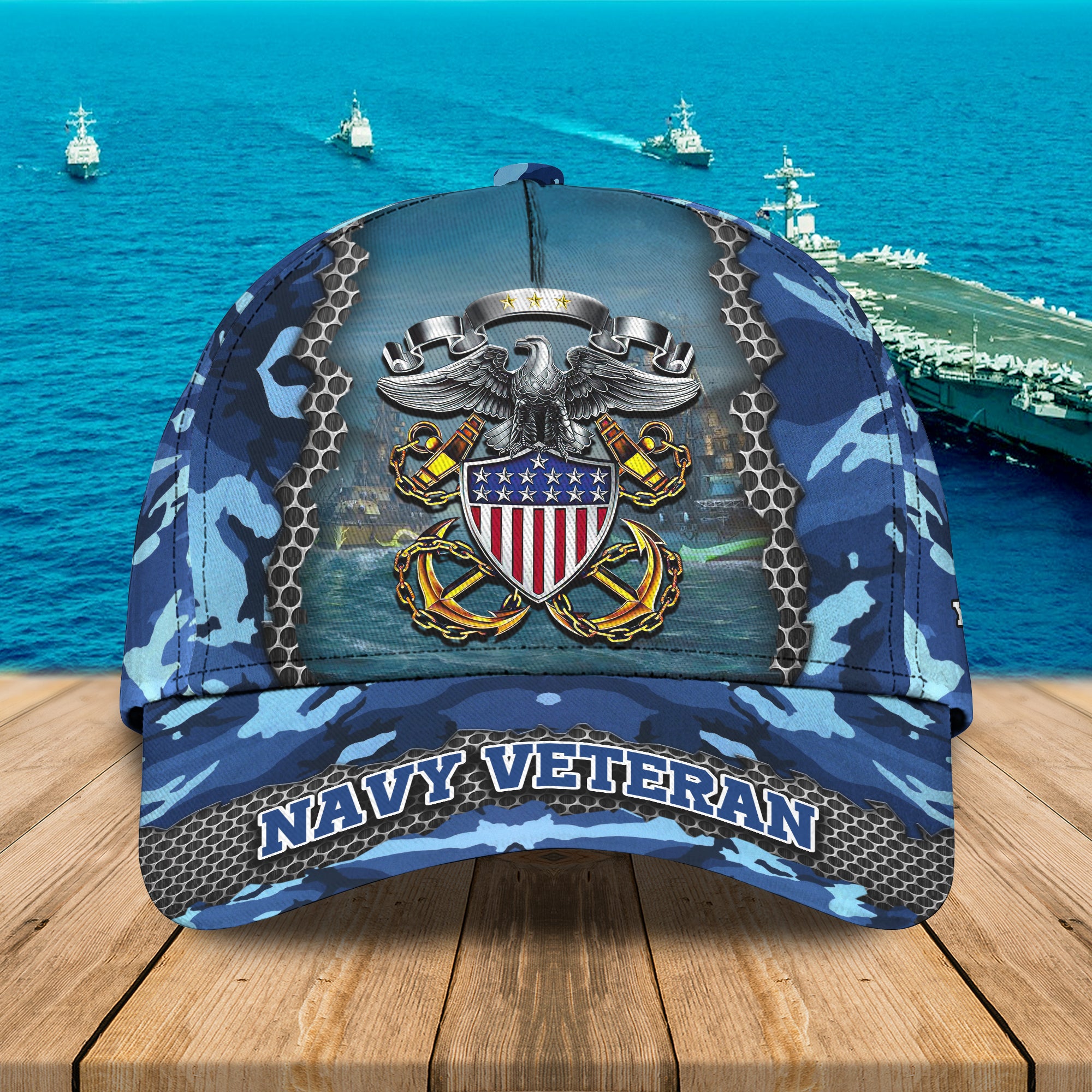Navy veteran - Personalized Name Cap - Lst149