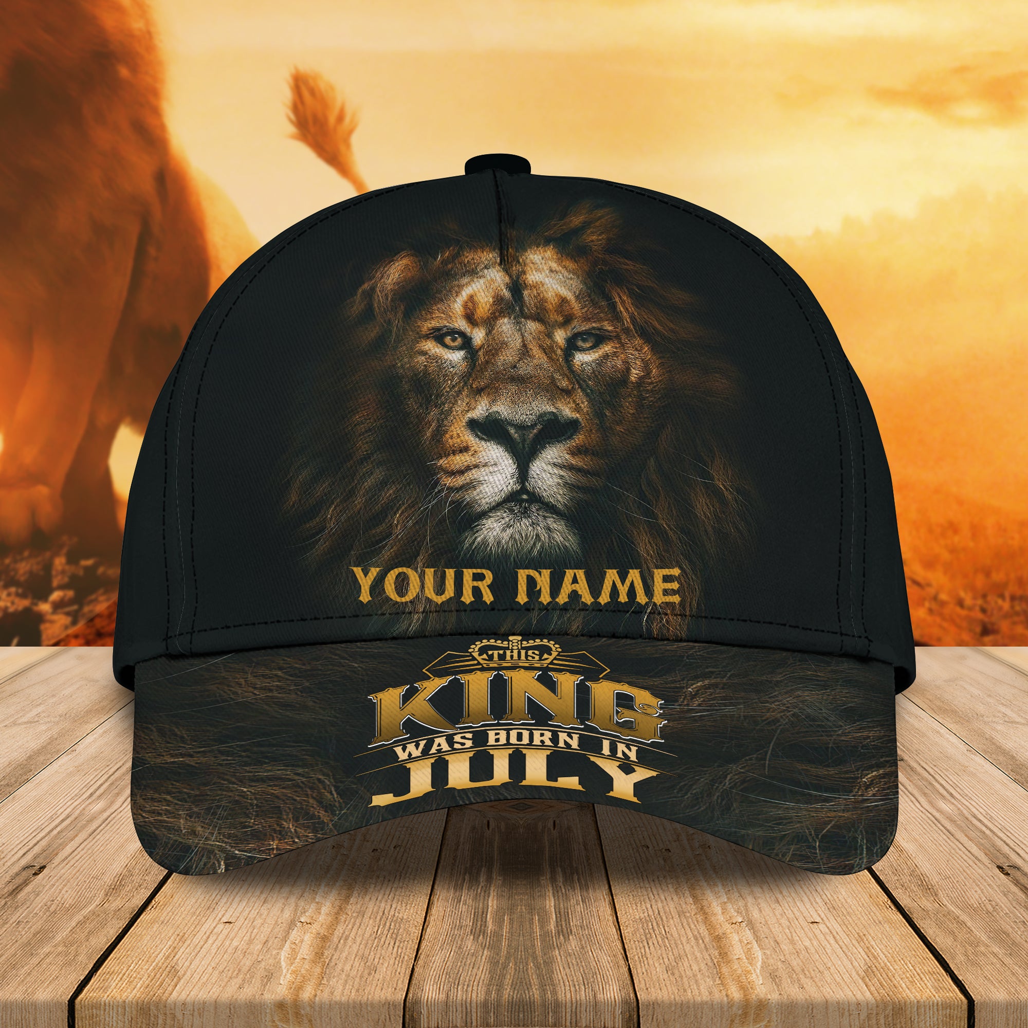 Kings Was Born In July - Personalized Name Cap - Tt99-129