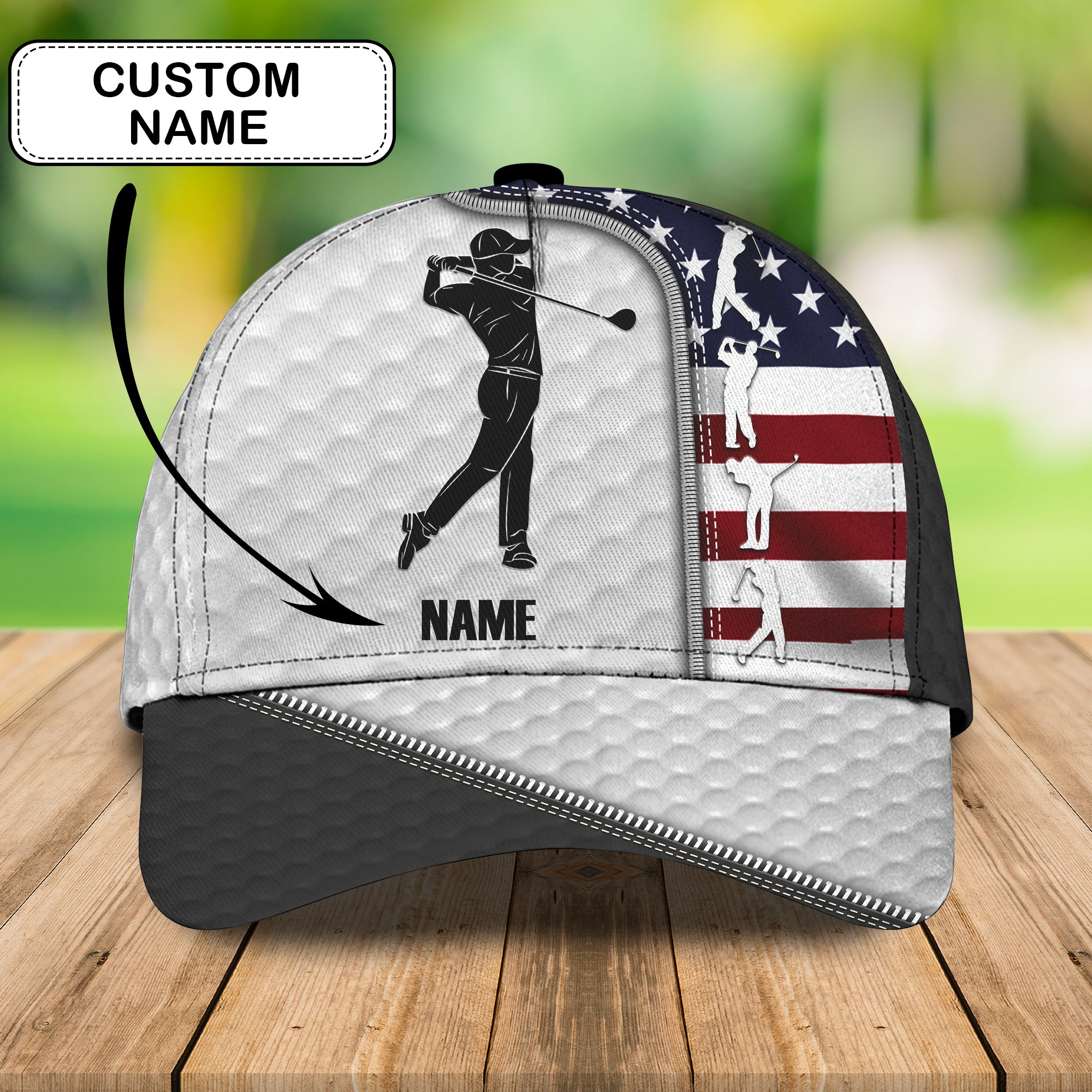 America Golfer - Customize Cap - Loop - Nt168 - Ct011