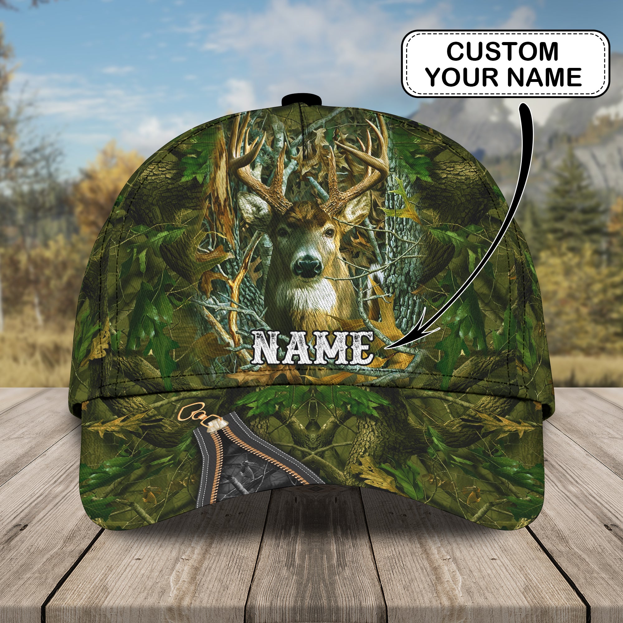 Hunting is my life - Personalized Name Cap - h2k-h6