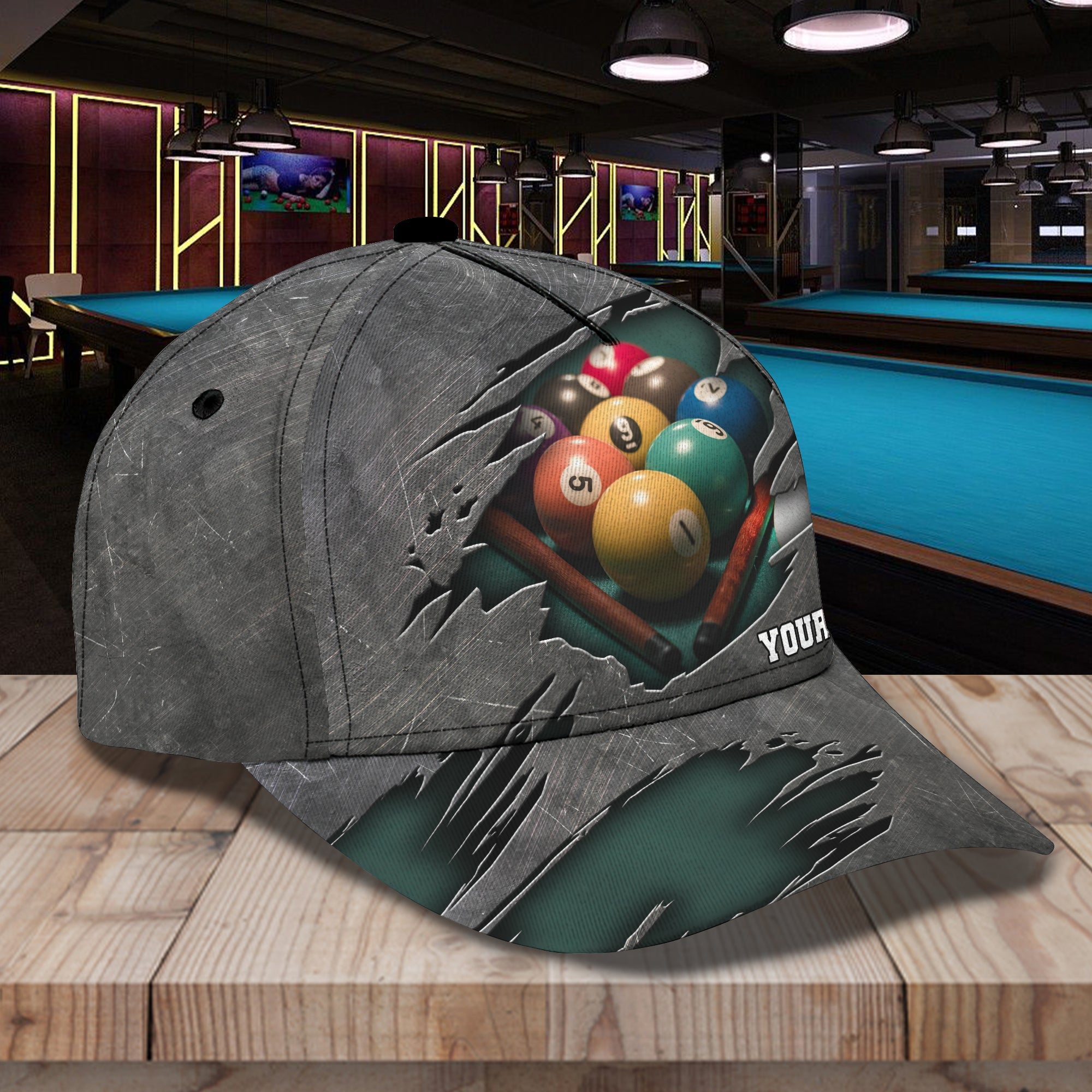 Billiard - Personalized Name Cap - QB95