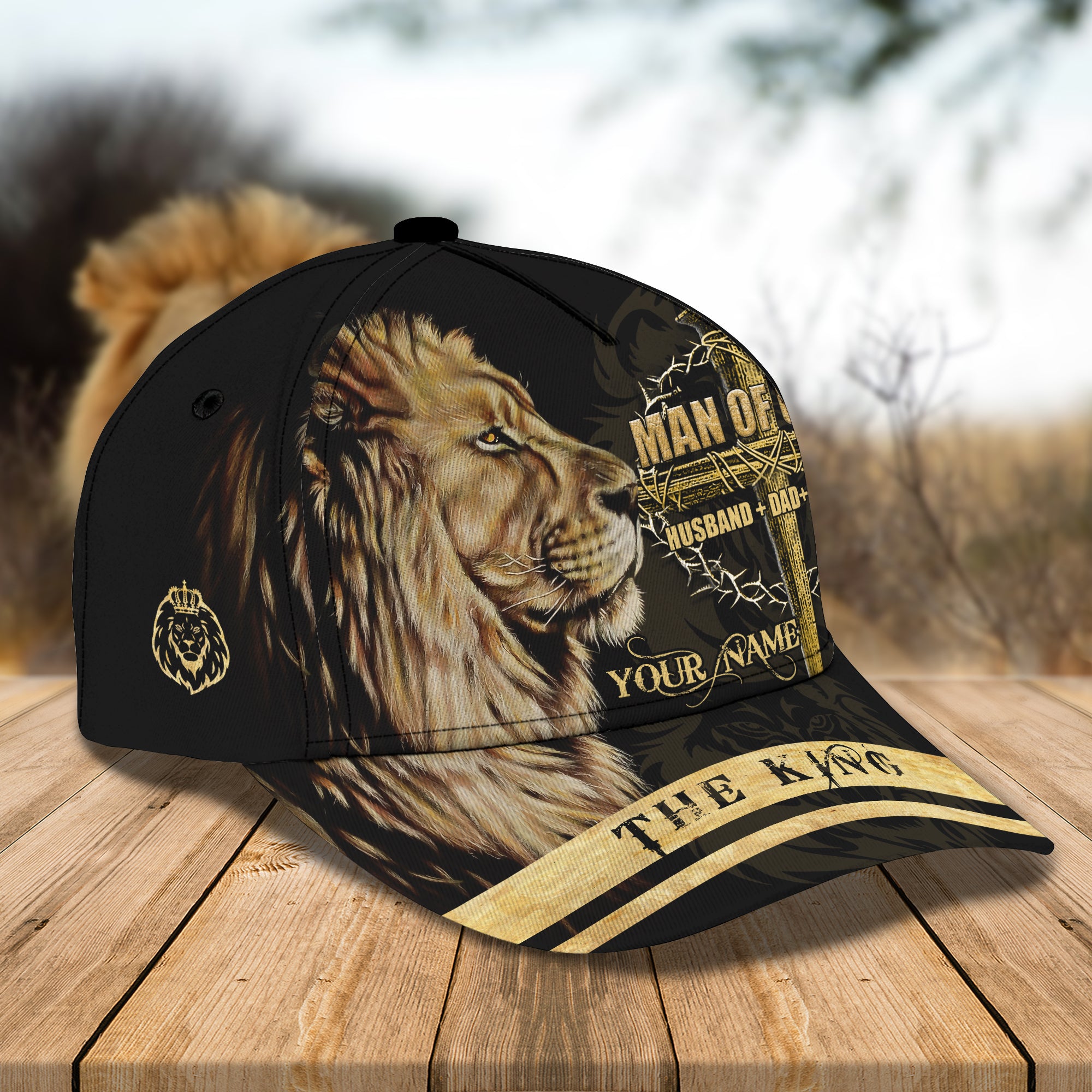 Man Of God - Personalized Name Cap 17 - Bhn97 9