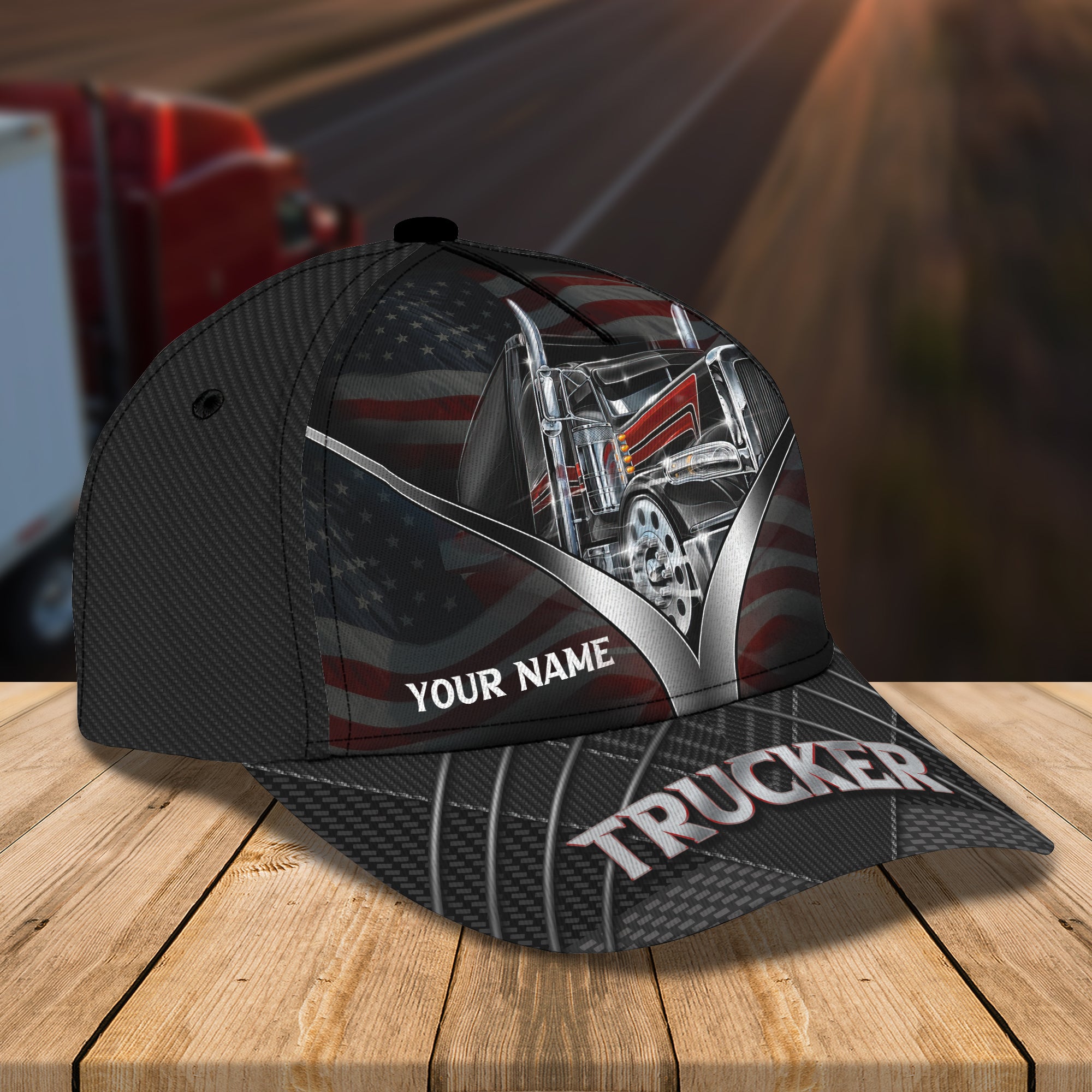 Trucker - Personalized Name Cap 6 - Bhn97