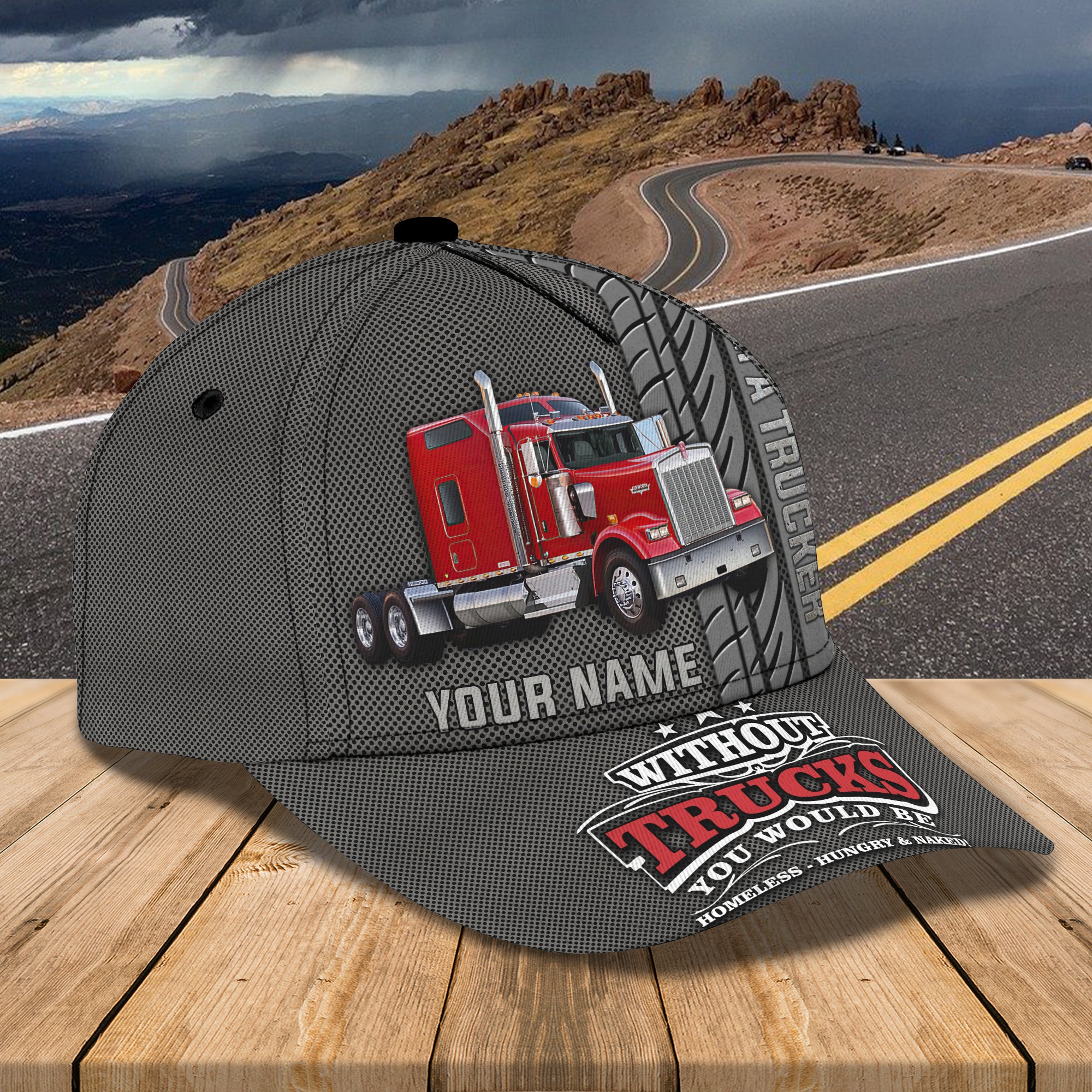 TRUCKER- Personalized Name Cap - H98