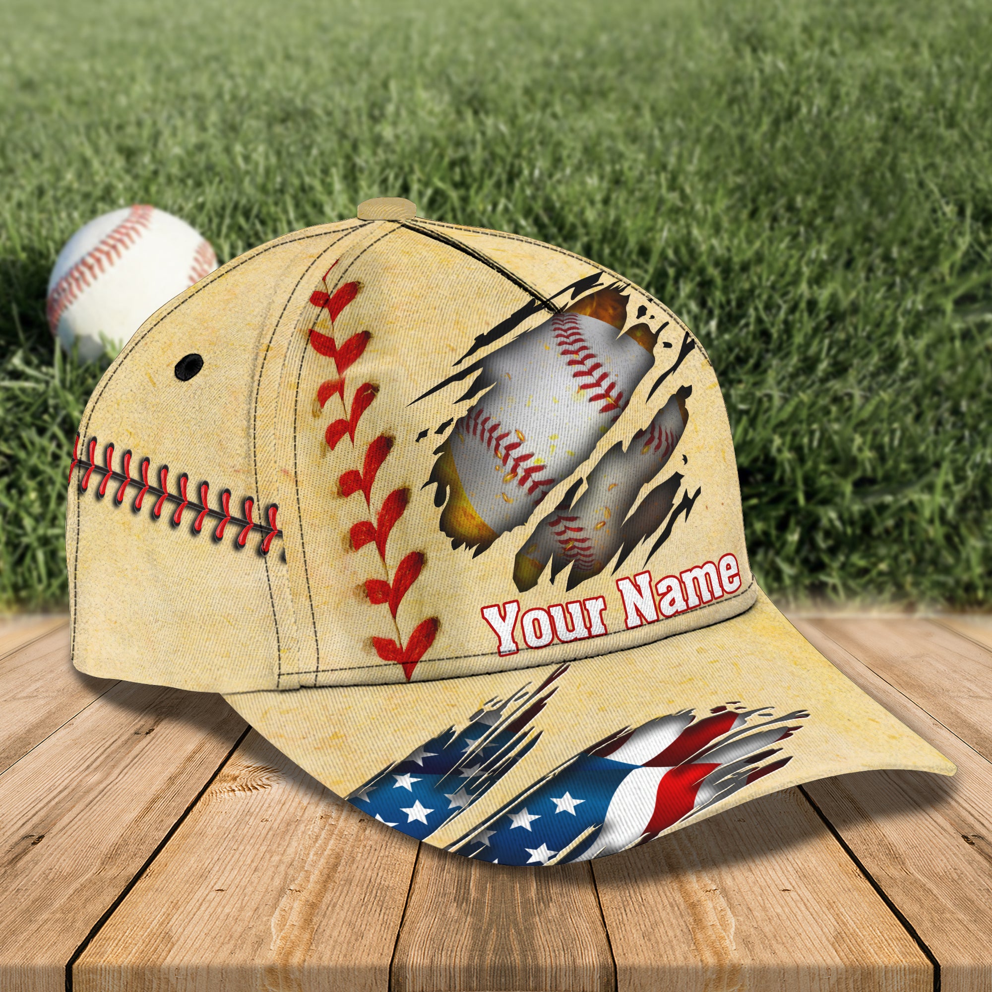 Baseball - Personalized Name Cap - NBTT