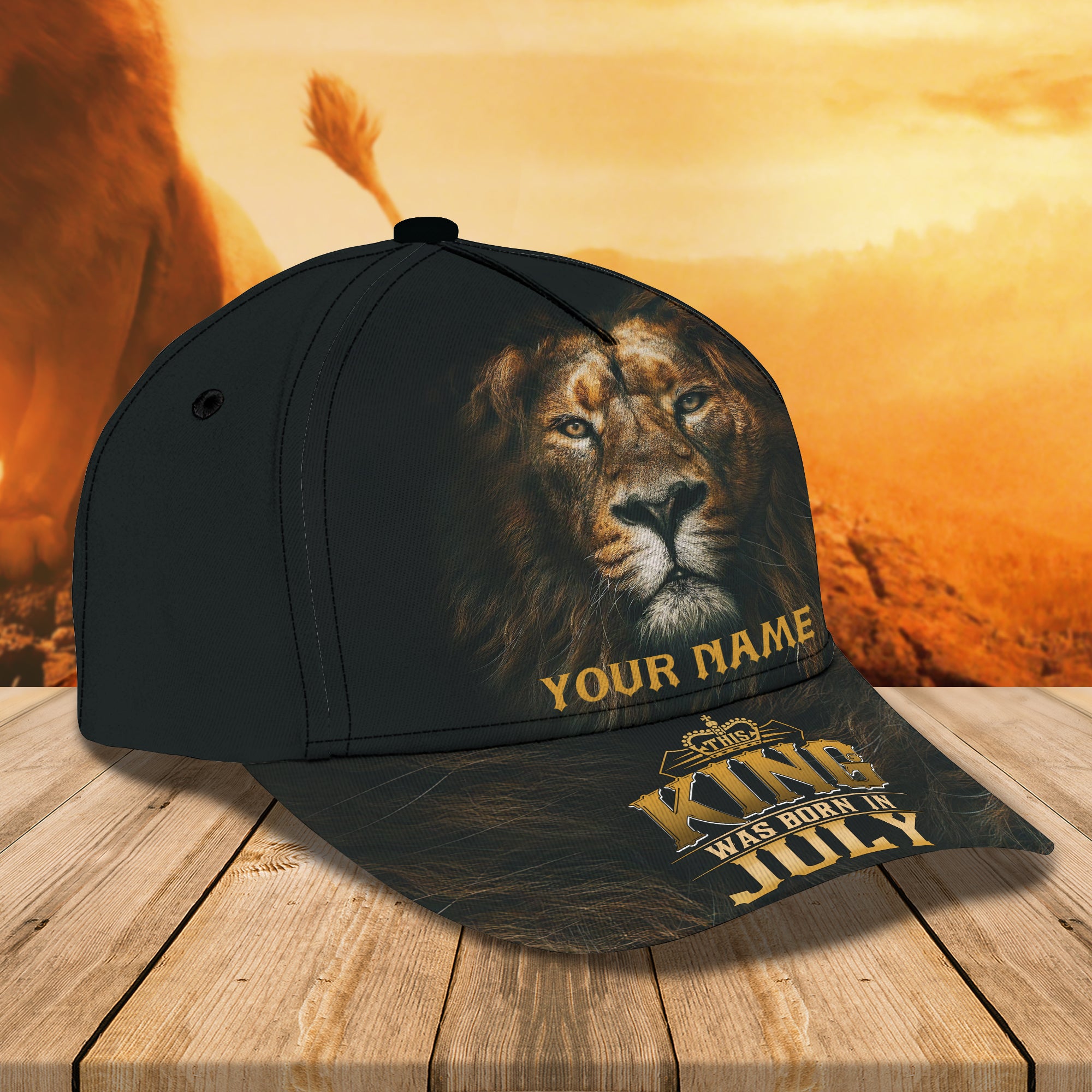 Kings Was Born In July - Personalized Name Cap - Tt99-129