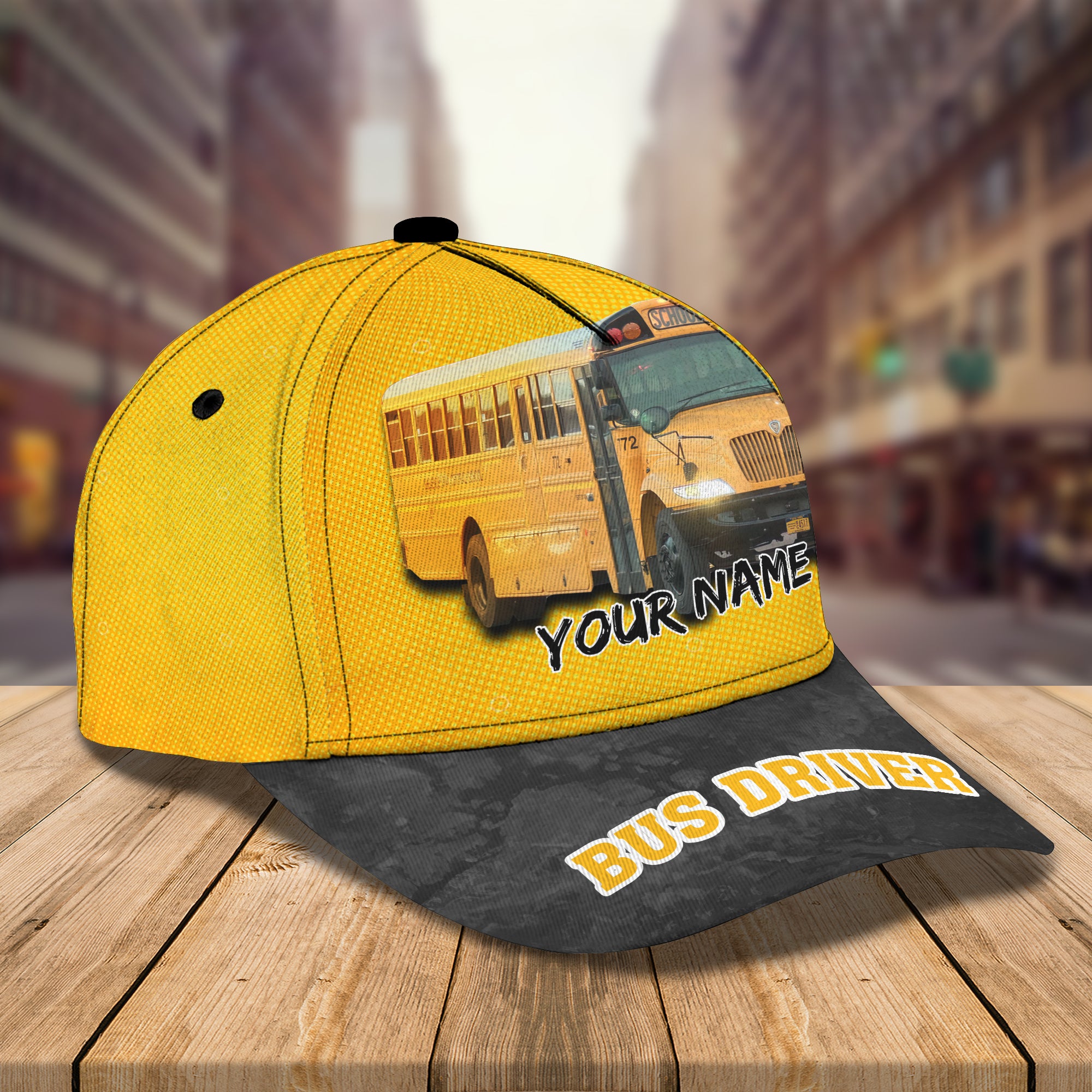 Bus 1 - Personalized Name Cap - HY97