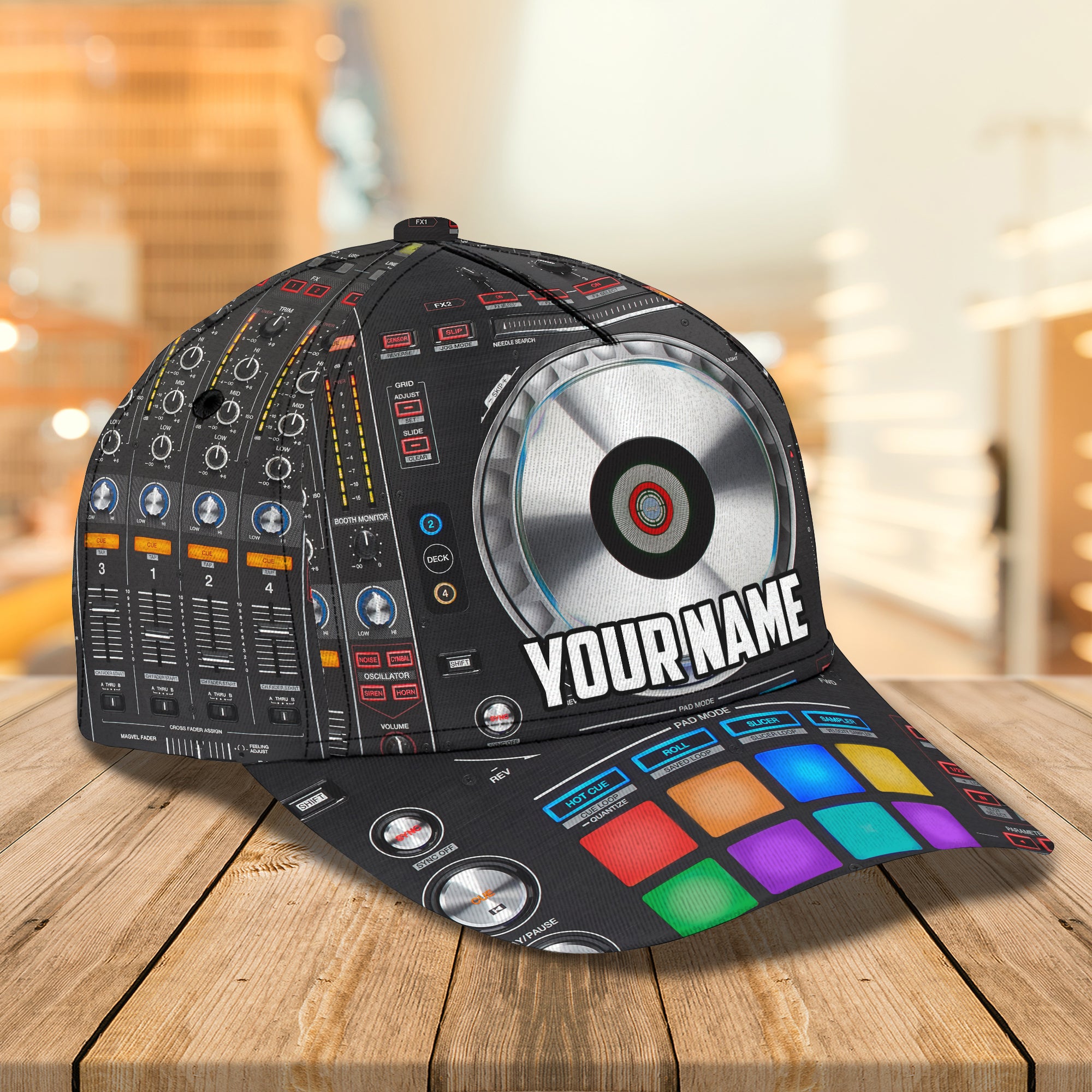 DJ - Personalized Name Cap - 01