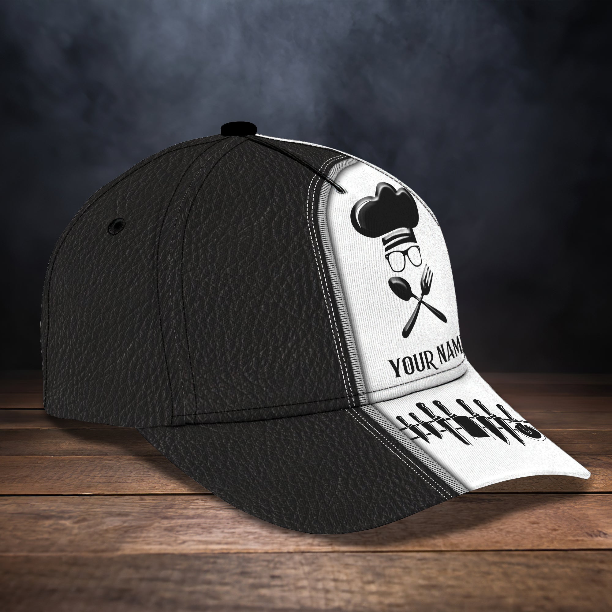 RINC98 - Personalized Name Cap - Chef04