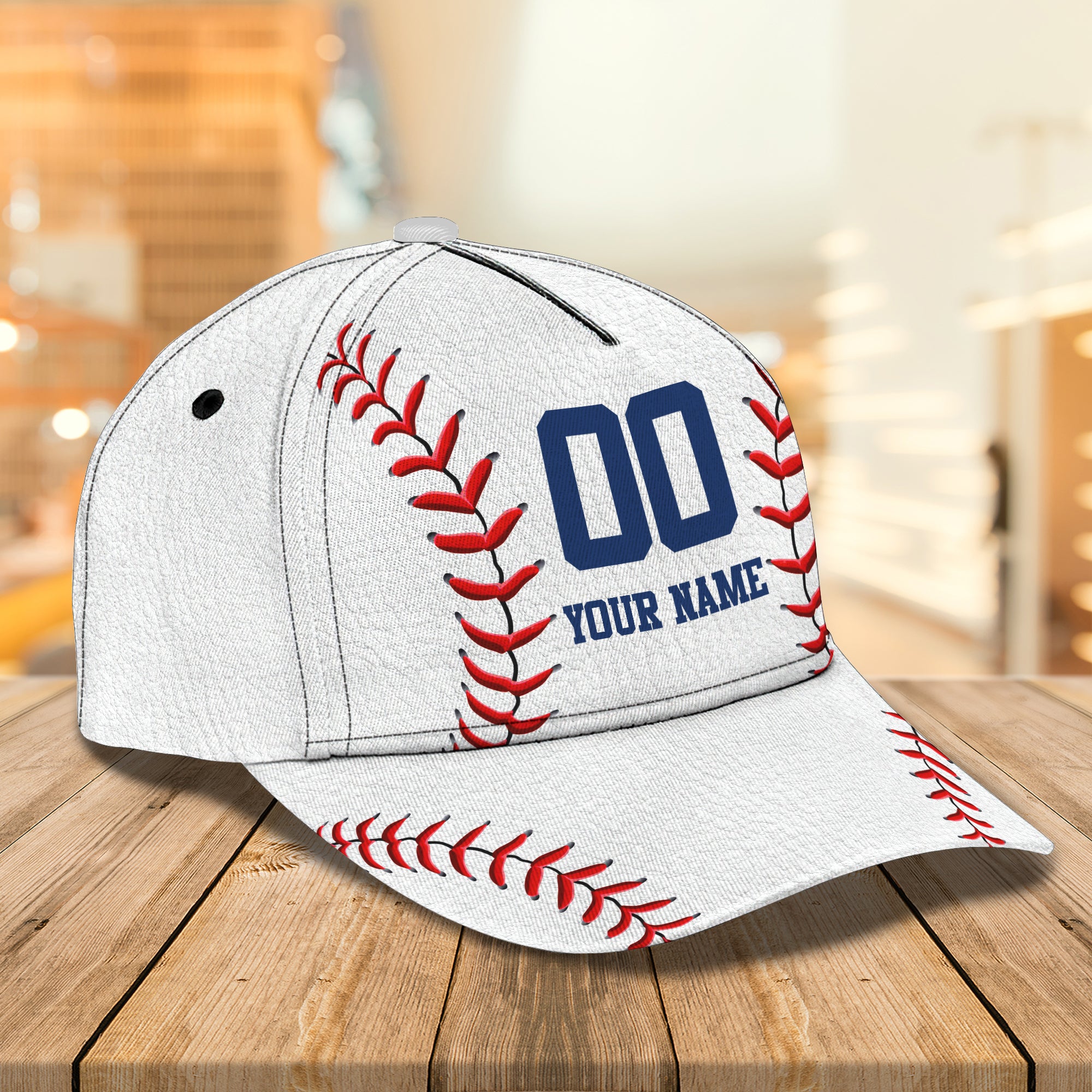 Baseball- Personalized Name Cap-Td97 02