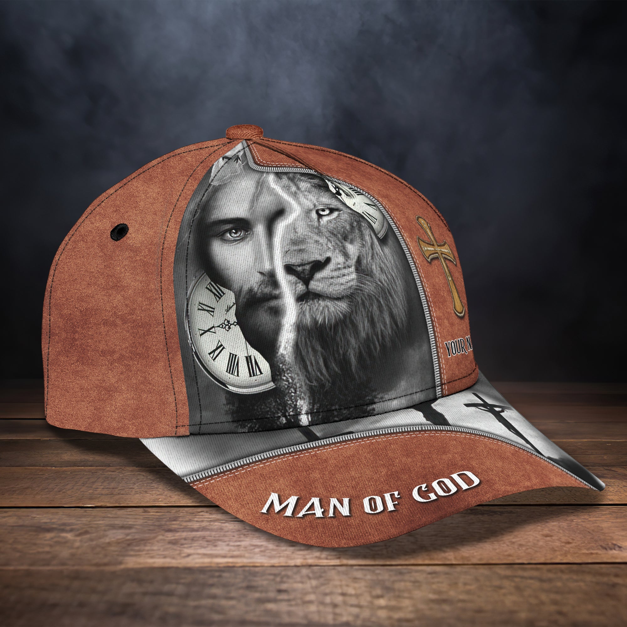 MAN OF GOD  - Personalized Name Cap - Tt99-138