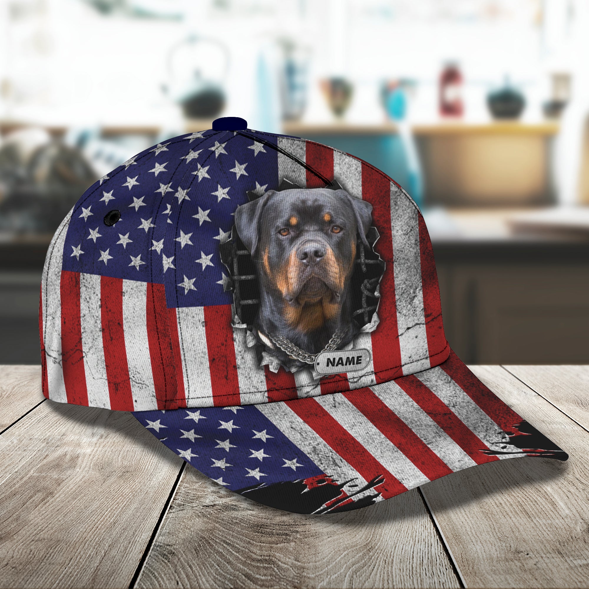 Rottweiler - Personalized Name Cap - Hd98 6