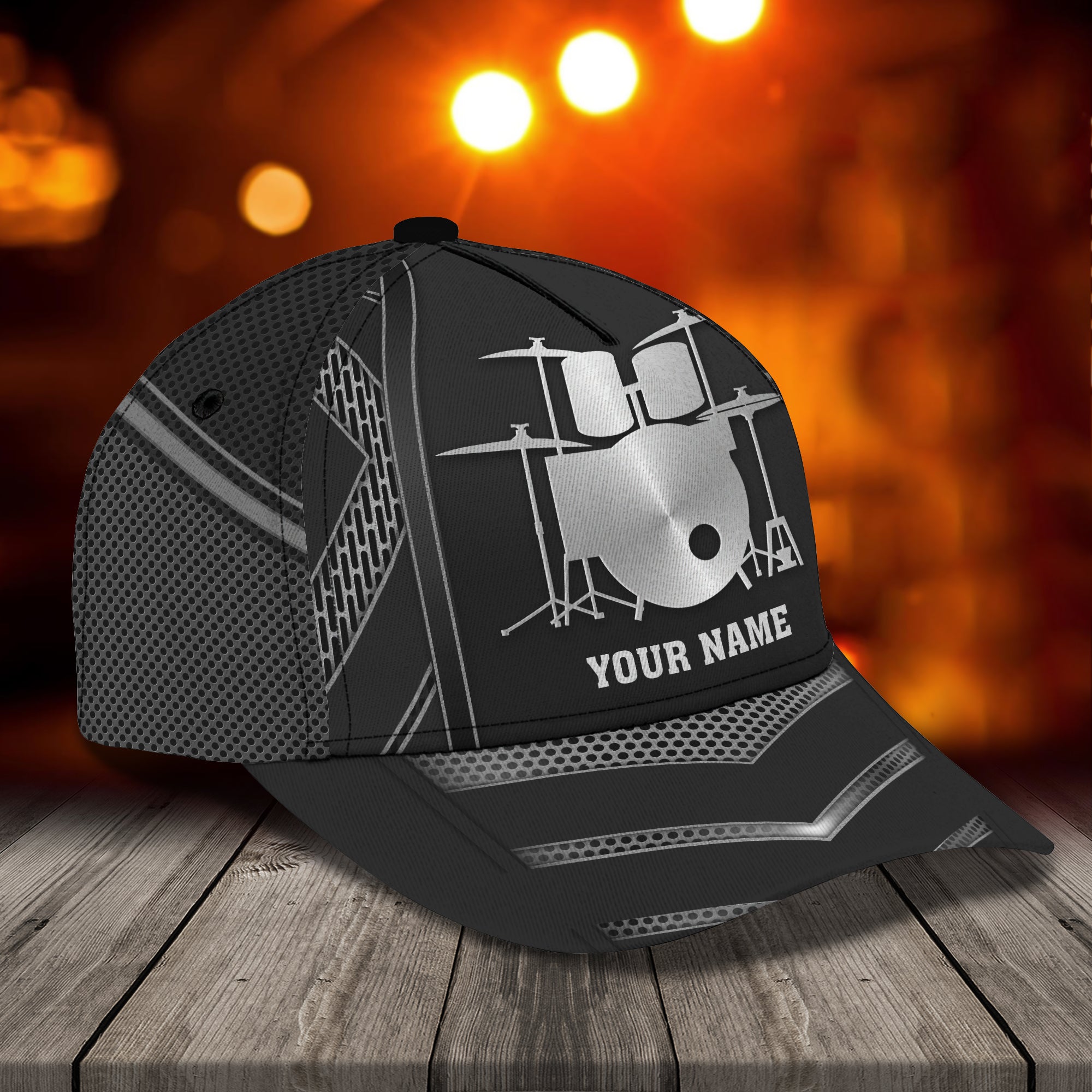 Drum - Personalized Name Cap