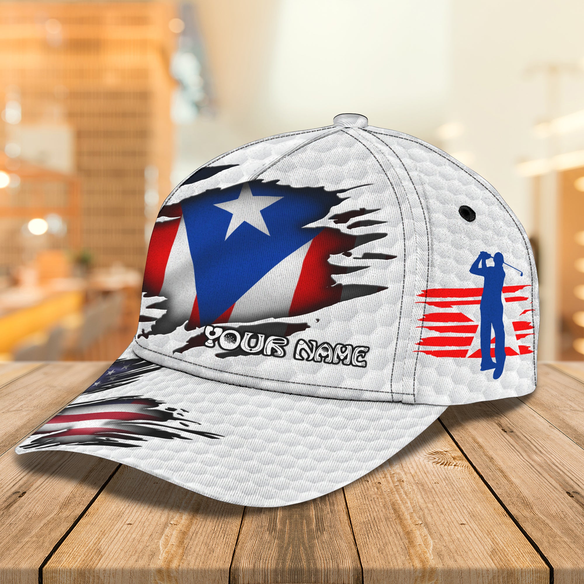 nnta - Personalized Name Cap - Puerto Rico - Golf