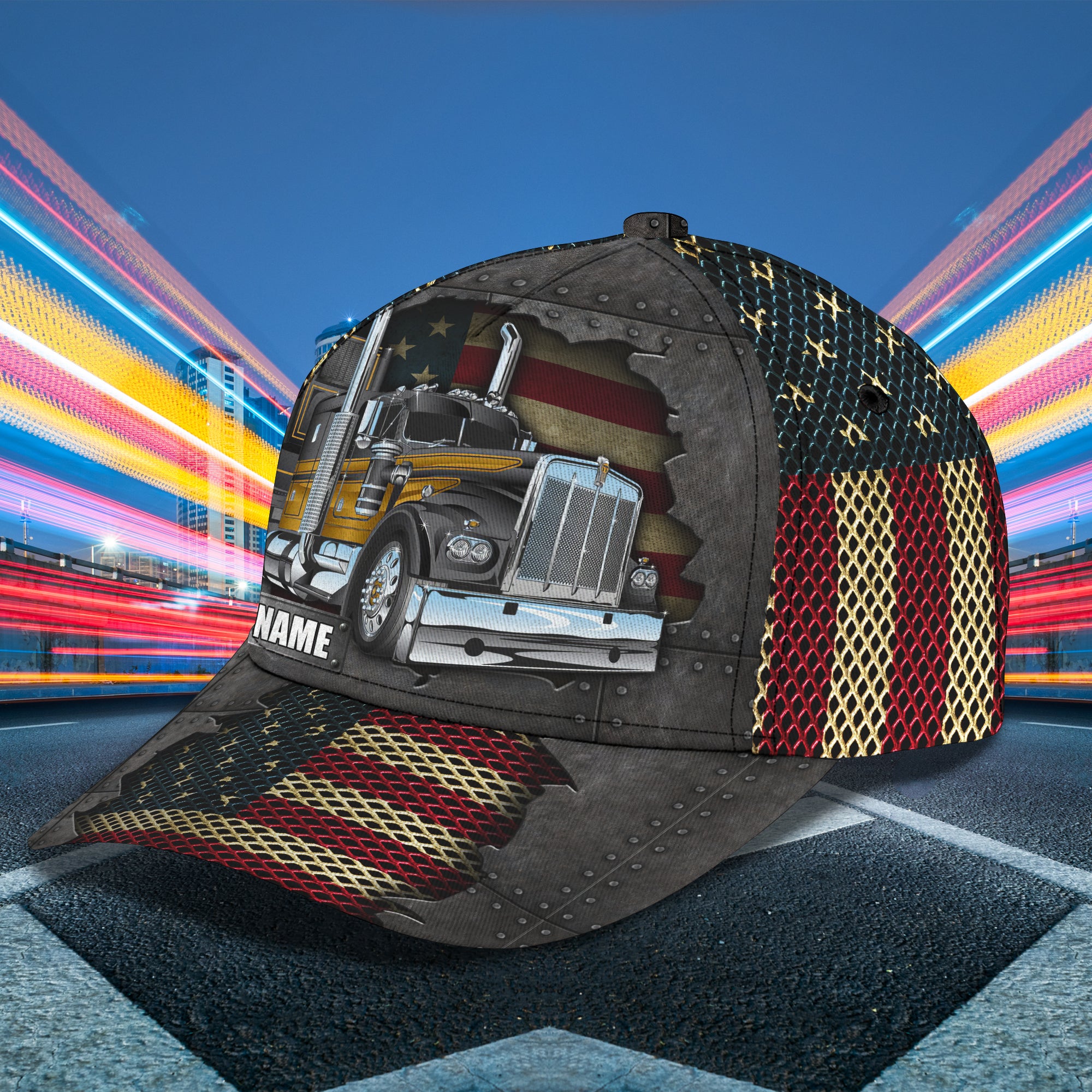 Trucker 001 - Personalized Name Cap - H98