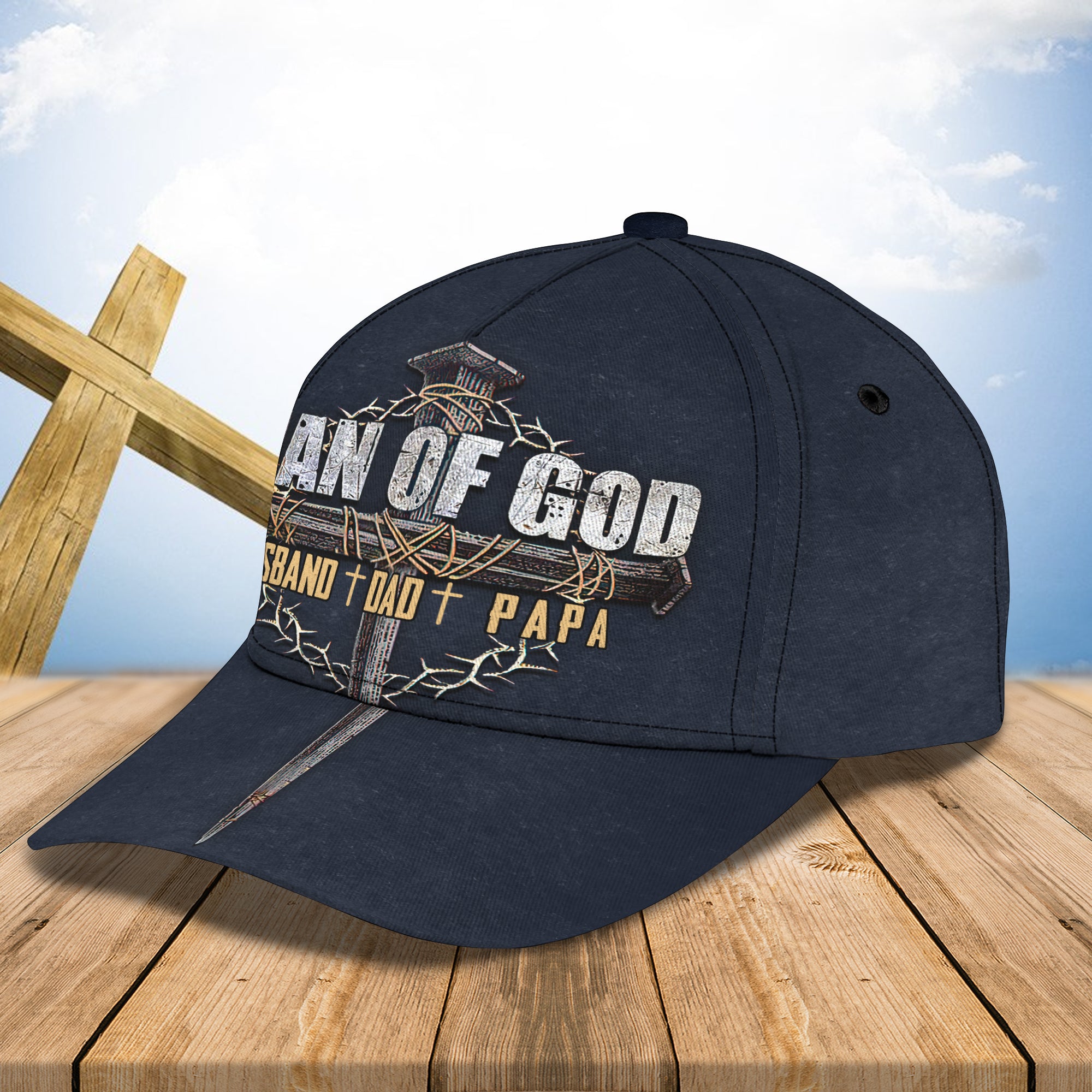 Man Of God - Personalized Name Cap - Nmd 17