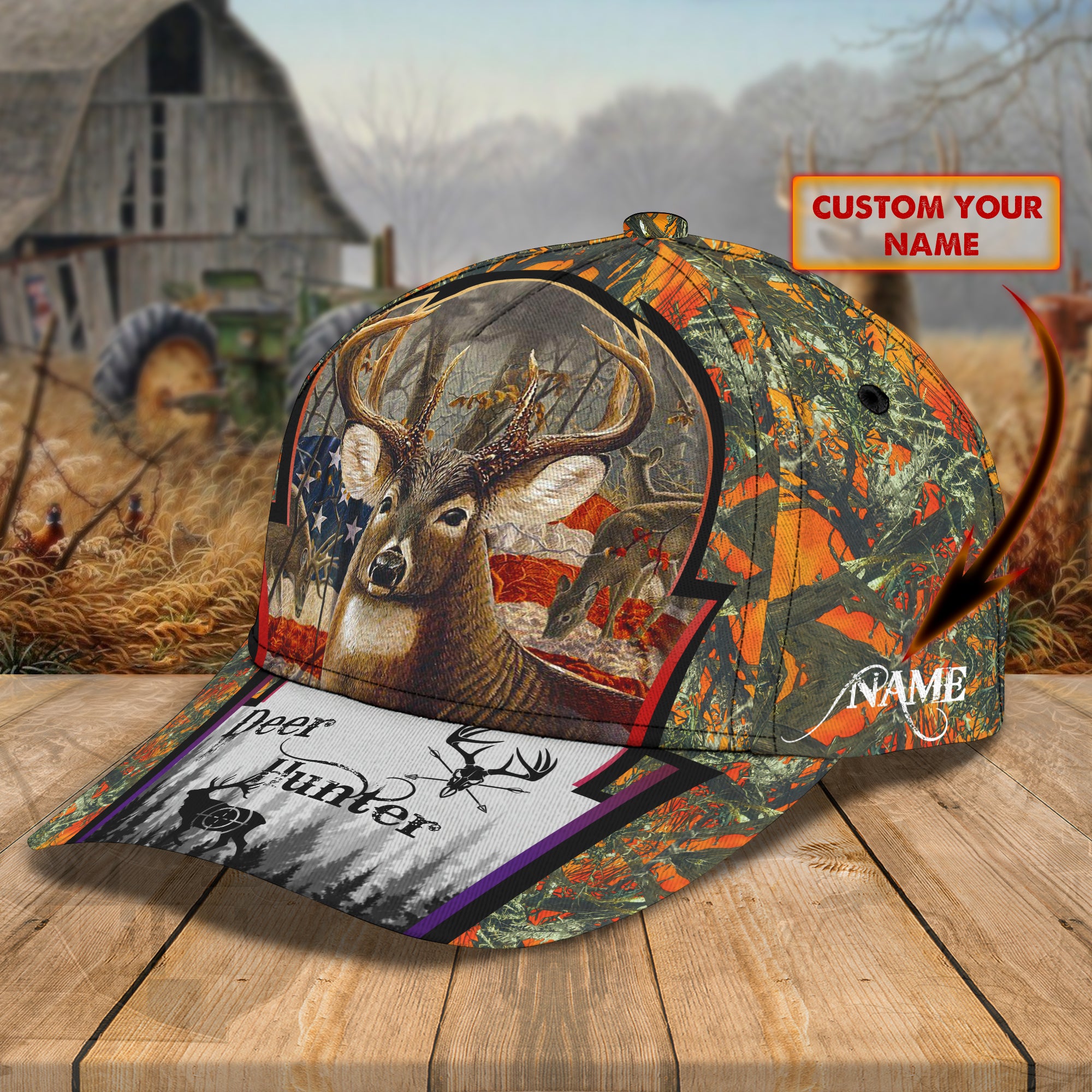 Personalized Classic Cap Deer Hunting - QB95