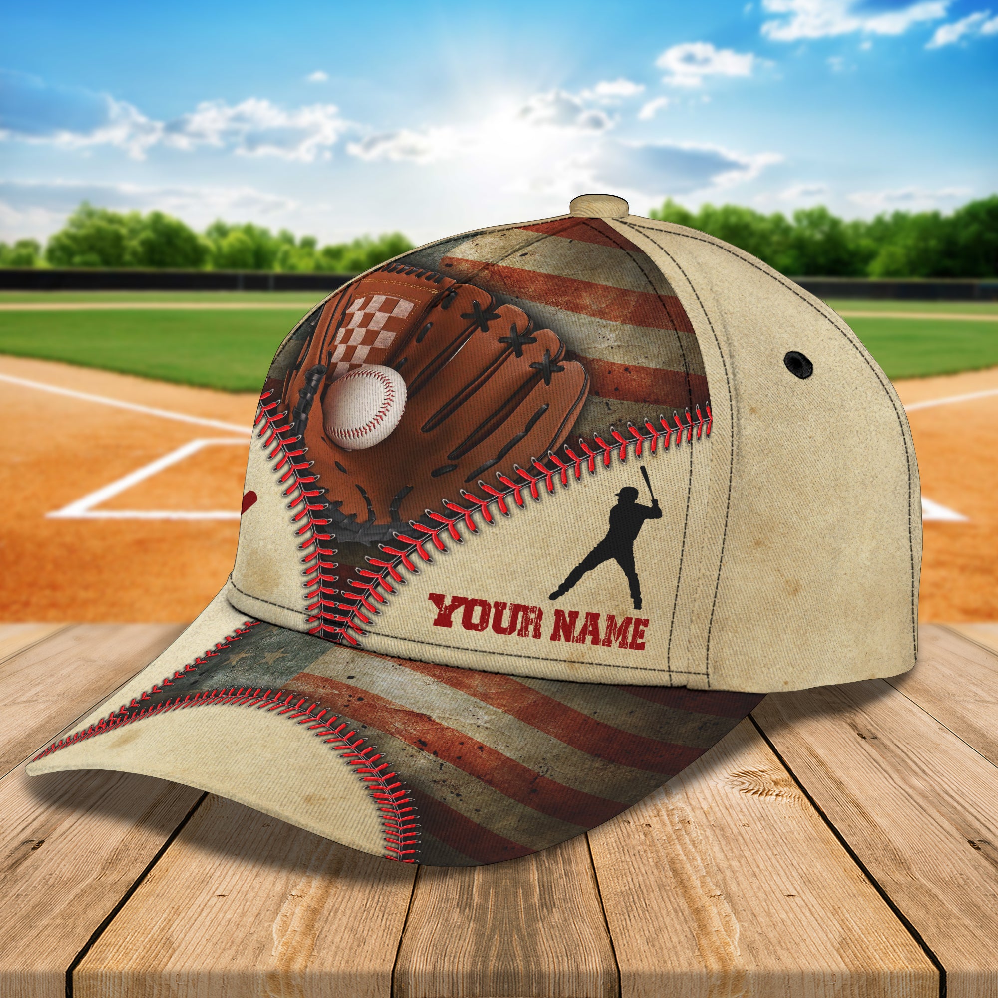 Baseball - Personalized Name Cap - Lst149