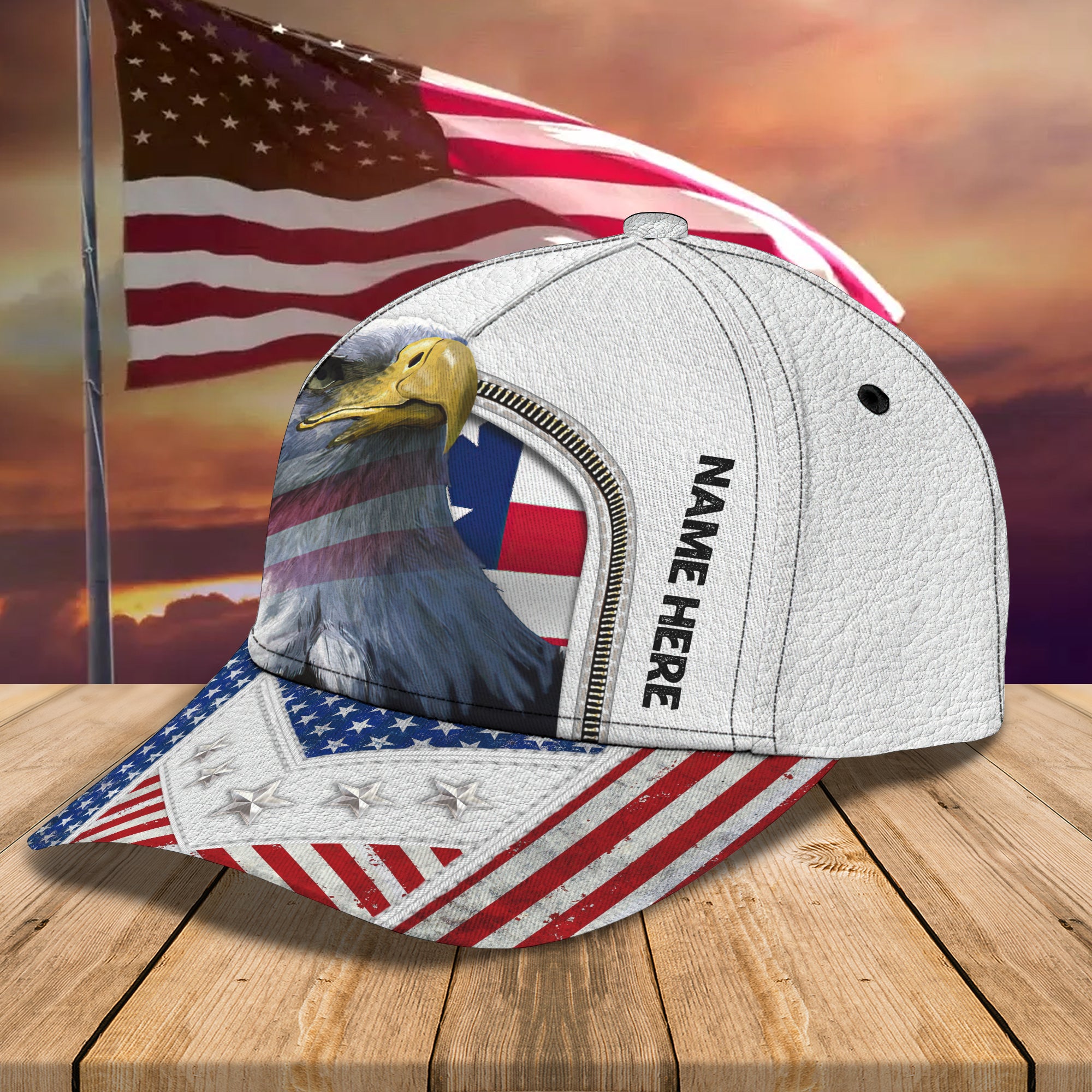 Eagle America - Personalized Name Cap - Urt96