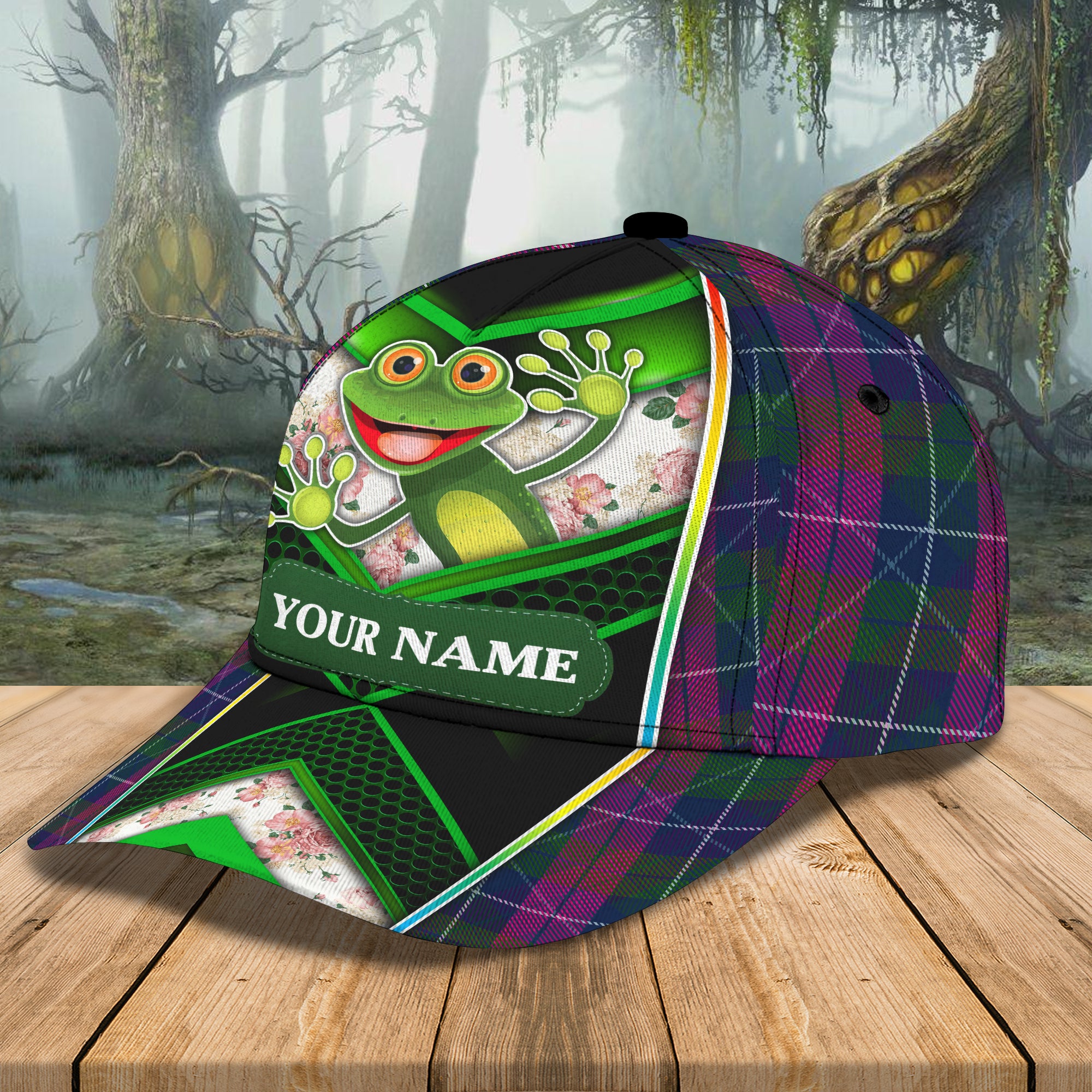Frog - Personalized Name Cap - Tra96