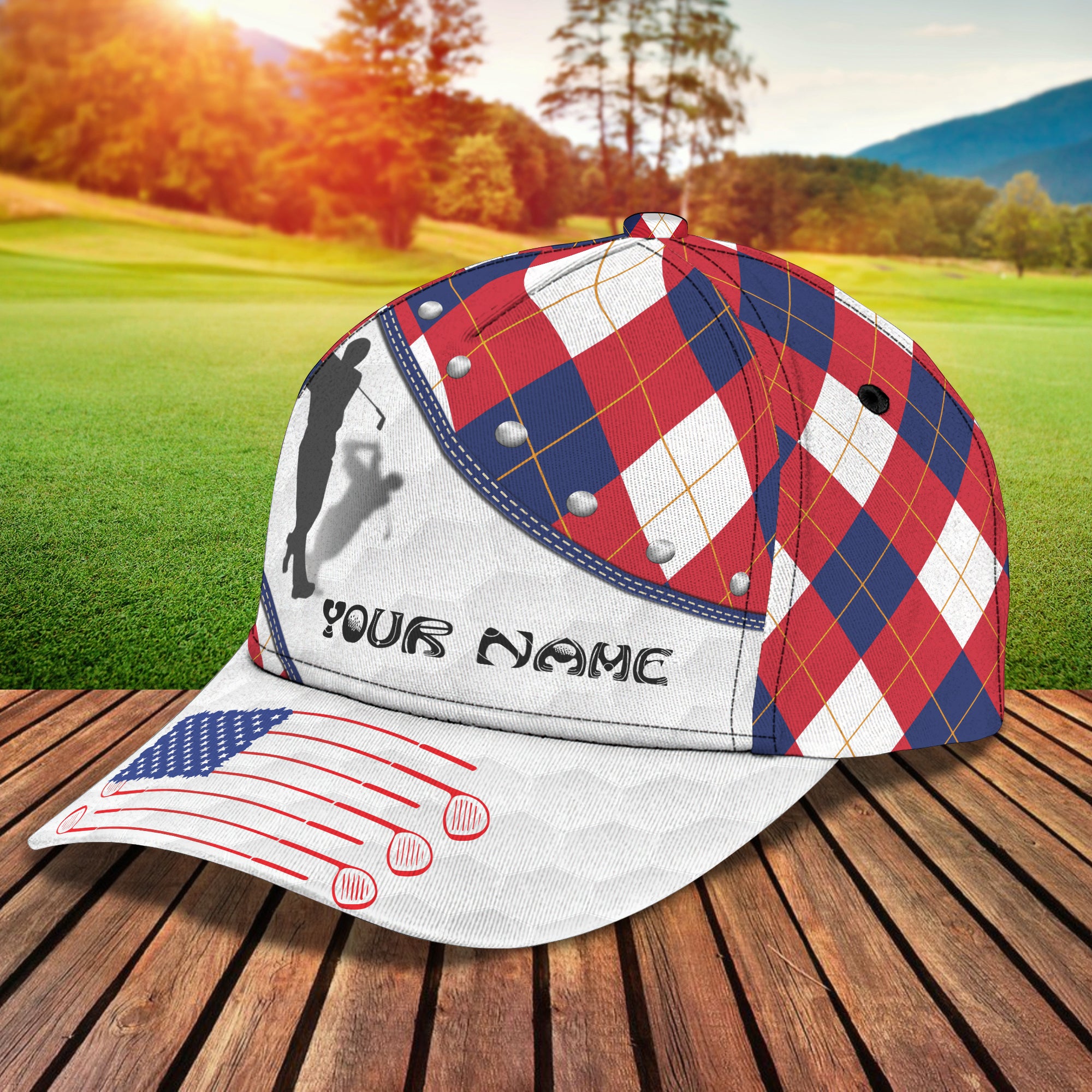 Golf 2 - Personalized Name Cap - Co98