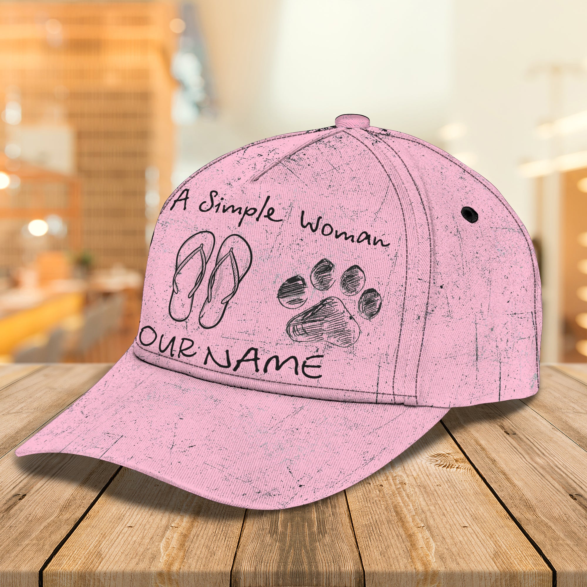 I Am A Simple Woman - Personalized Name Cap 8 - Bhn97