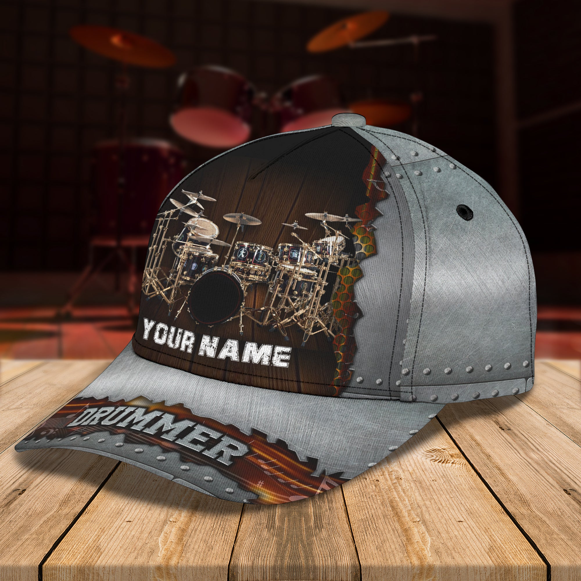 Personalized Name Cap - DRUM02 - RINC98 - HKM