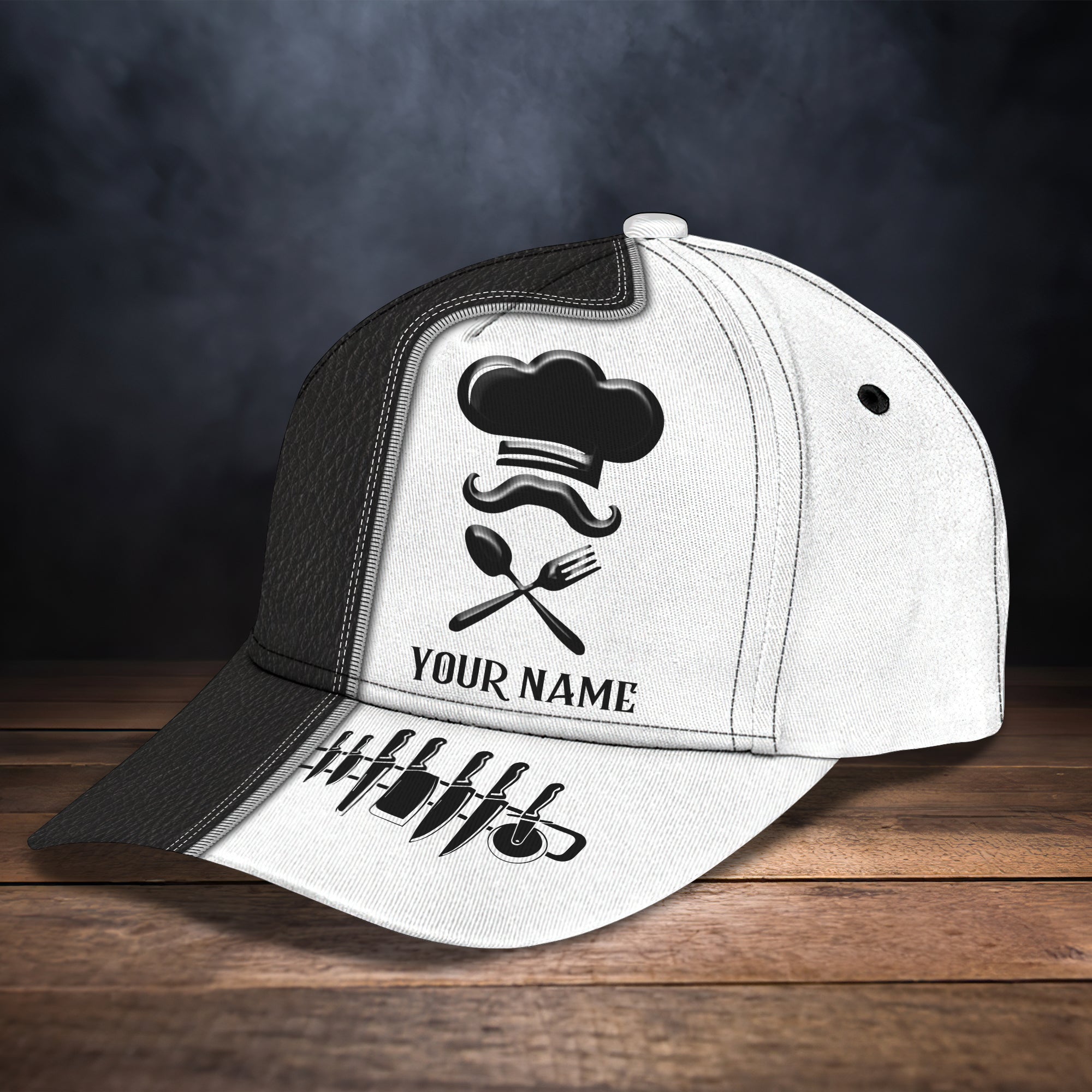 RINC98 - Personalized Name Cap - Chef03