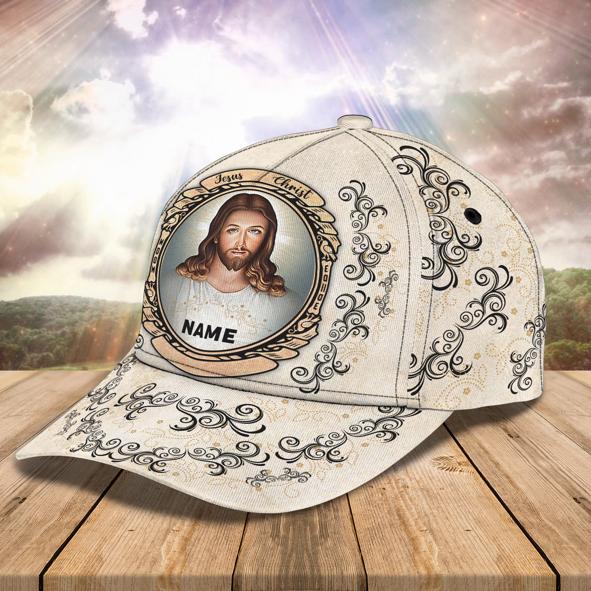 Jesus Christ - Personalized Name Cap - Loop- H9h3-300