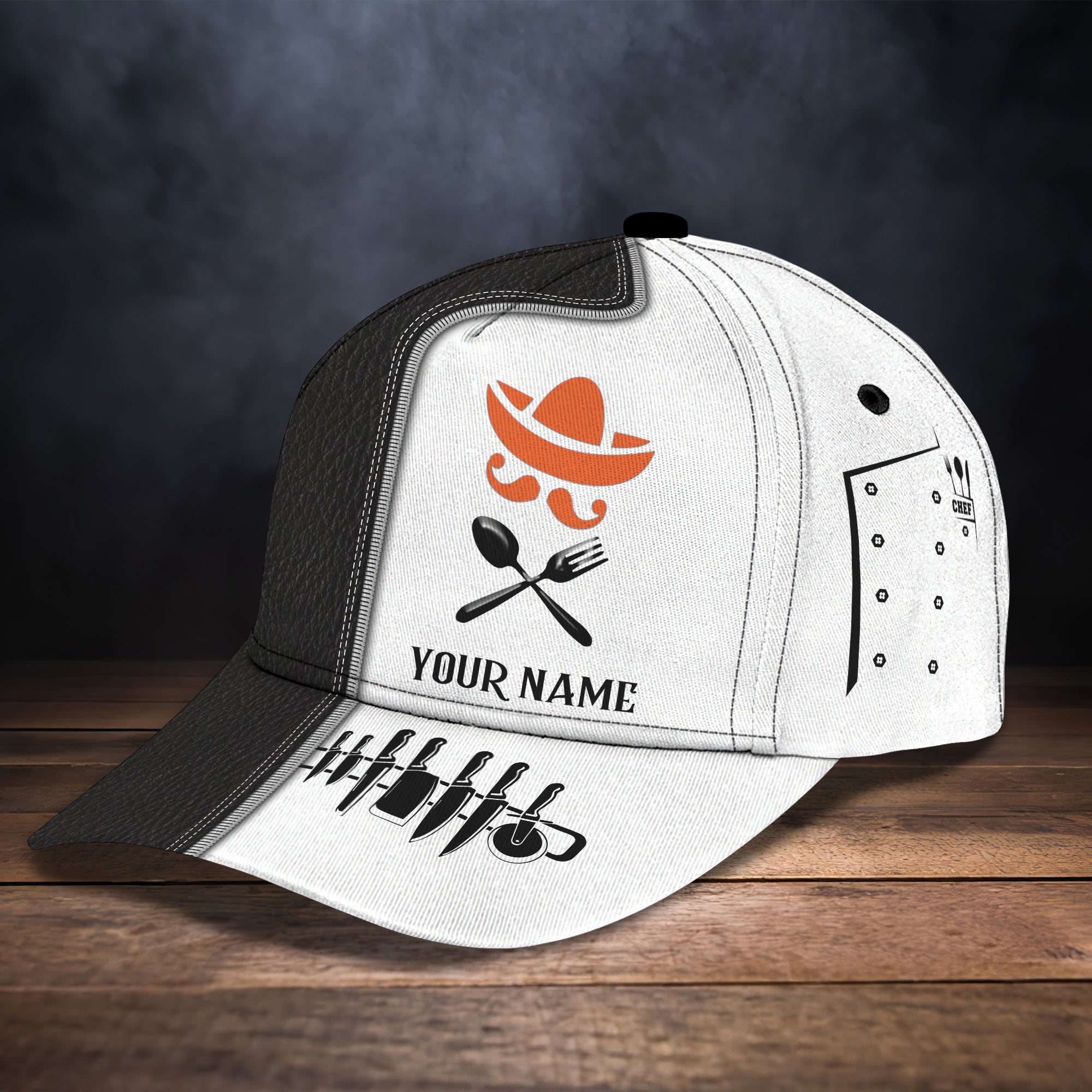 RINC98 - Personalized Name Cap - Chef05