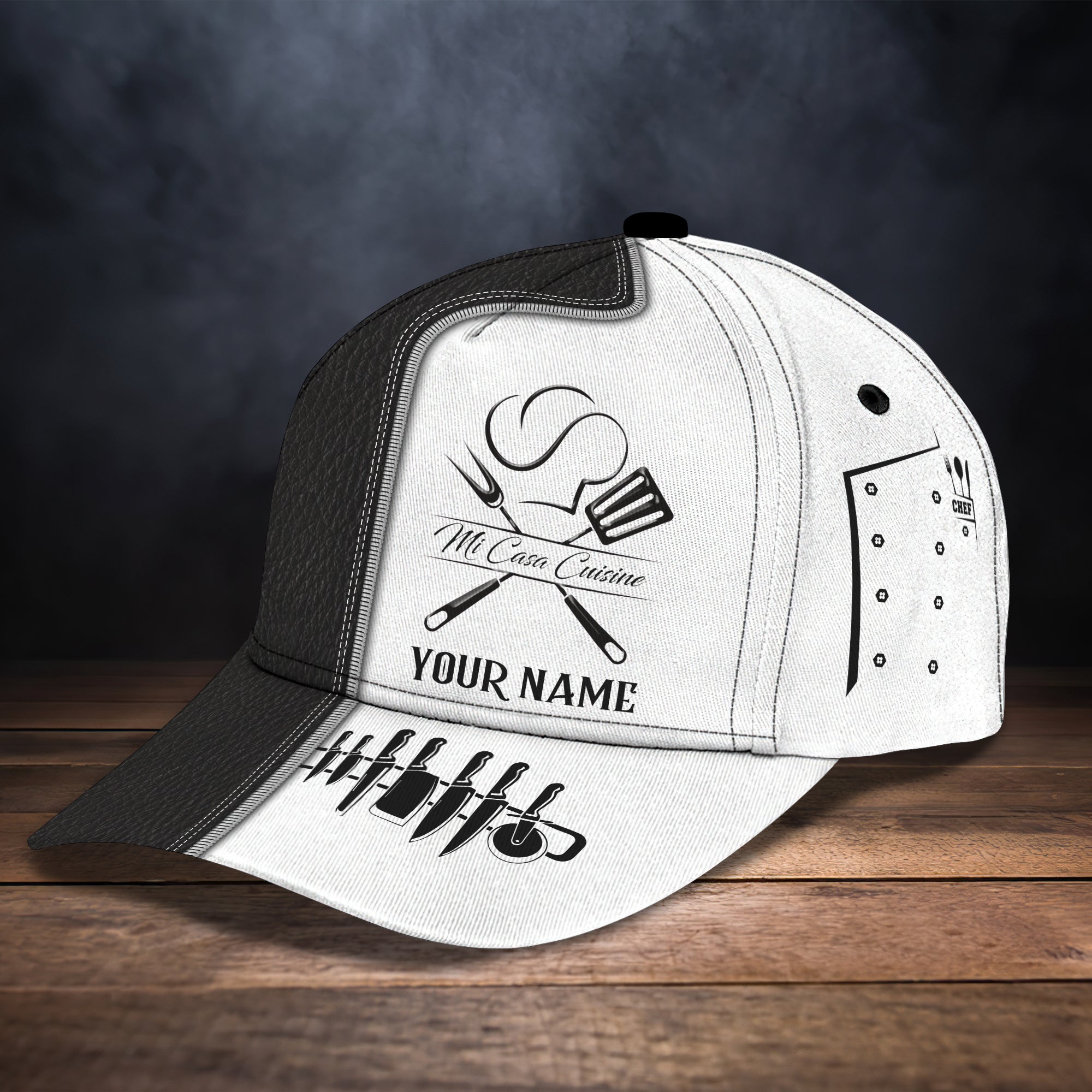 RINC98 - Personalized Name Cap - Chef06