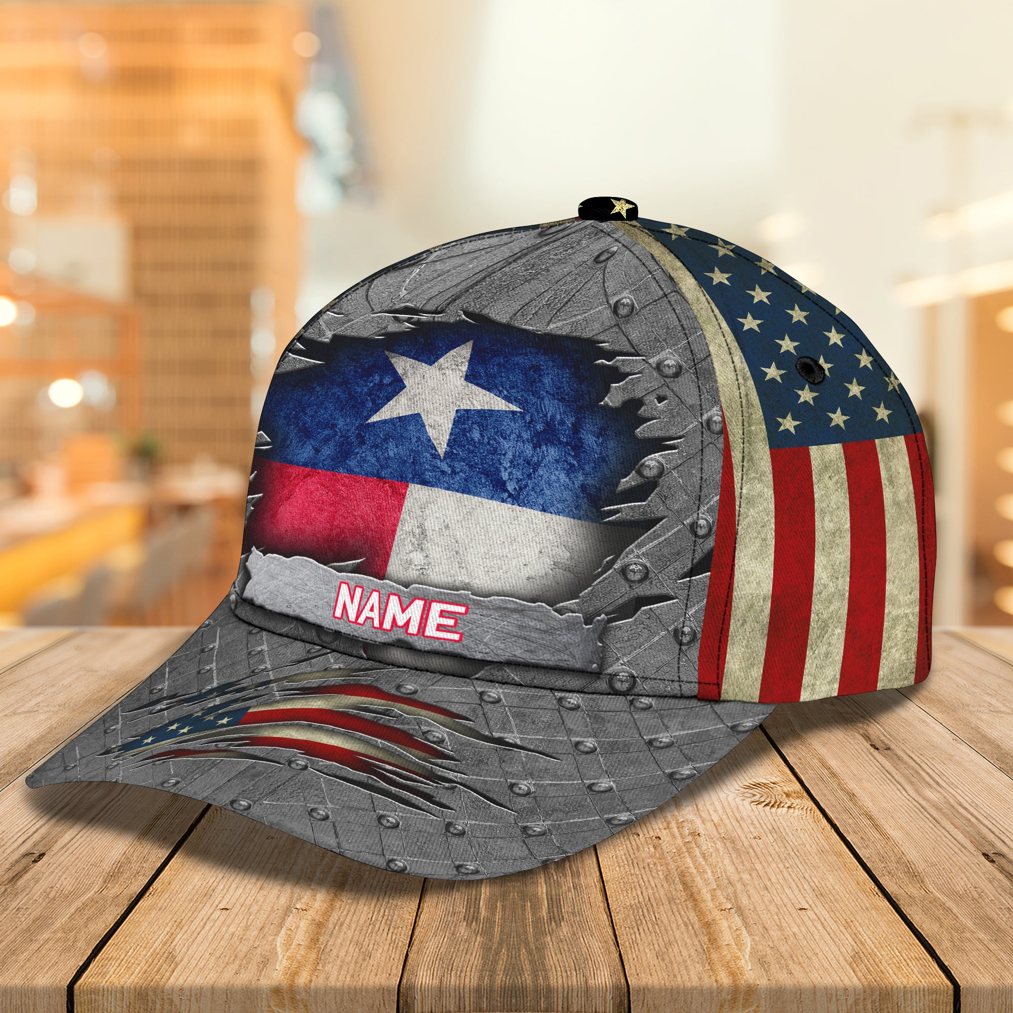 Texas Personalized Name Cap - Dah