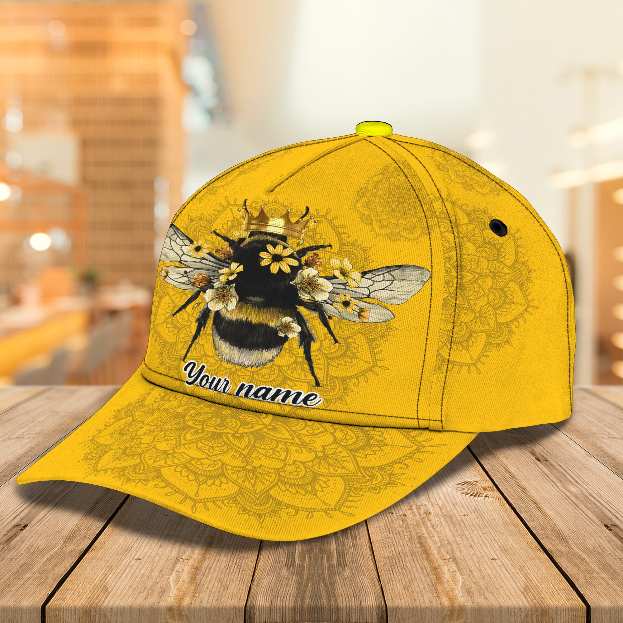 Queen Bee - Personalized Name Cap For Bee Lover - Hez98 08