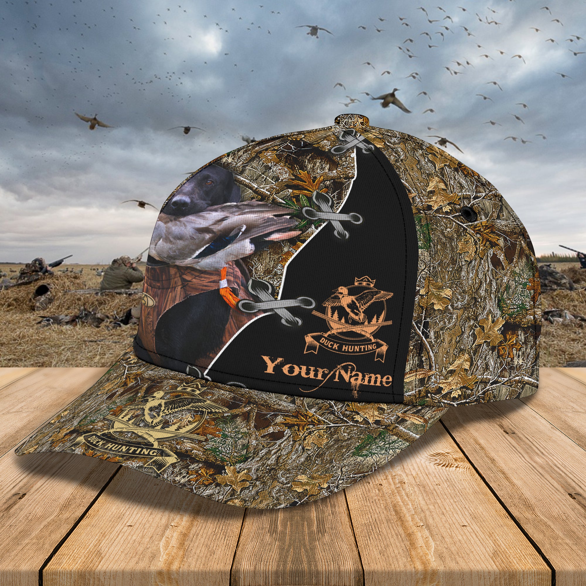 Duck hunting new- Personalized Name Cap - Lst149