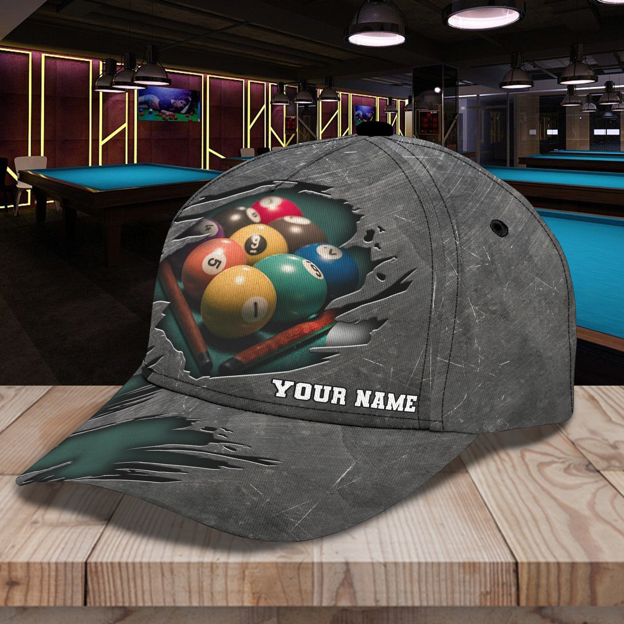 Billiard - Personalized Name Cap - QB95